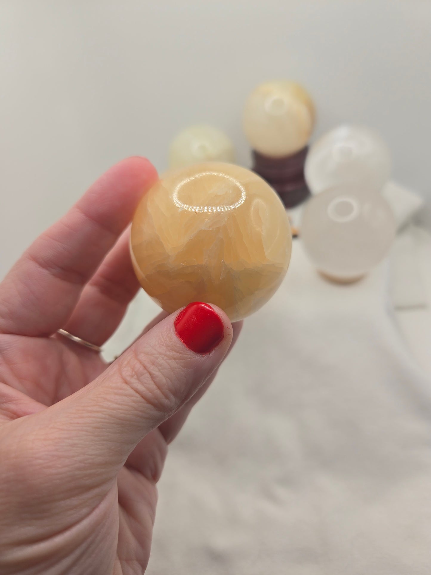 Light Colored Spheres