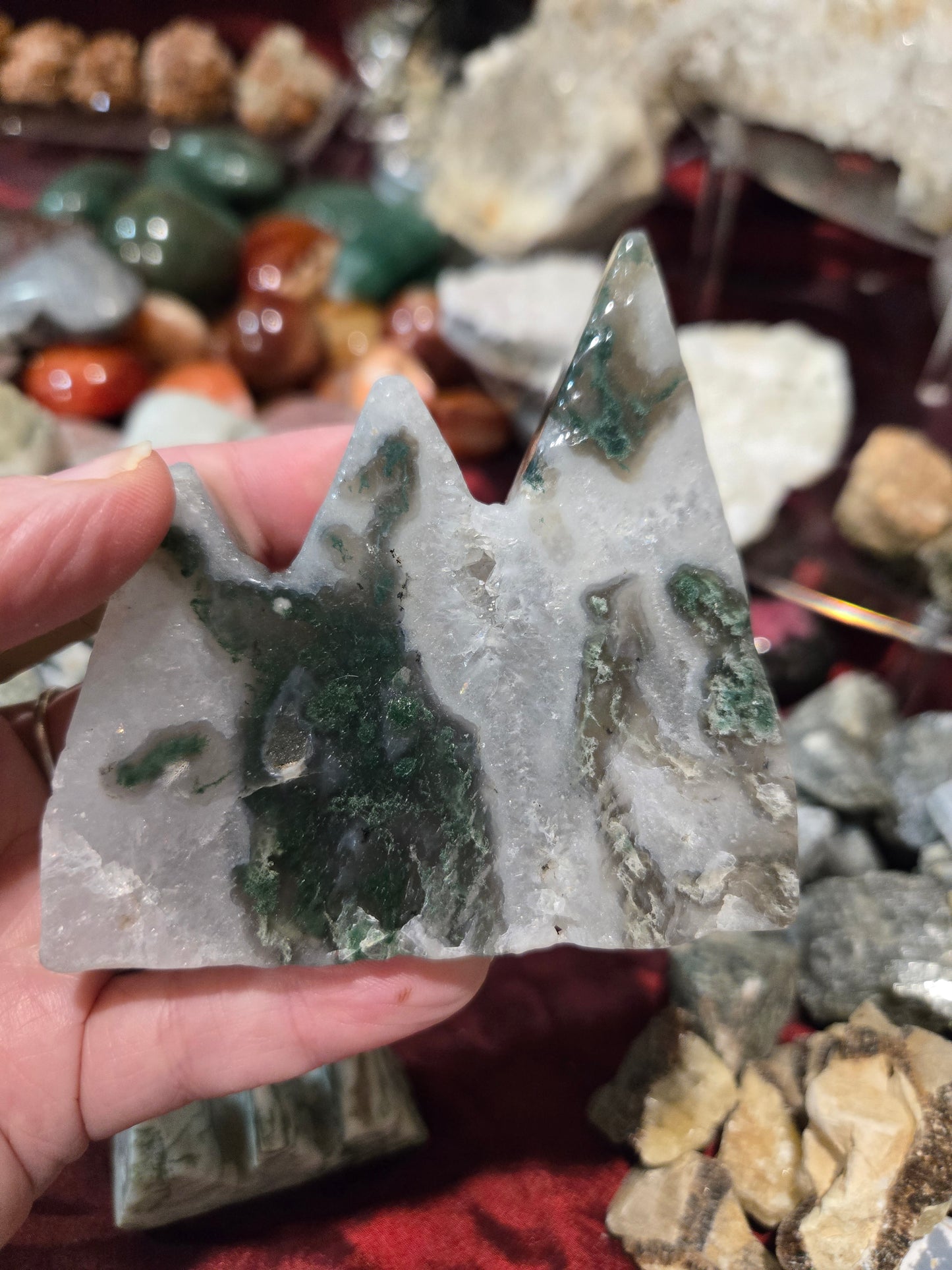 Moss Agate Pieces