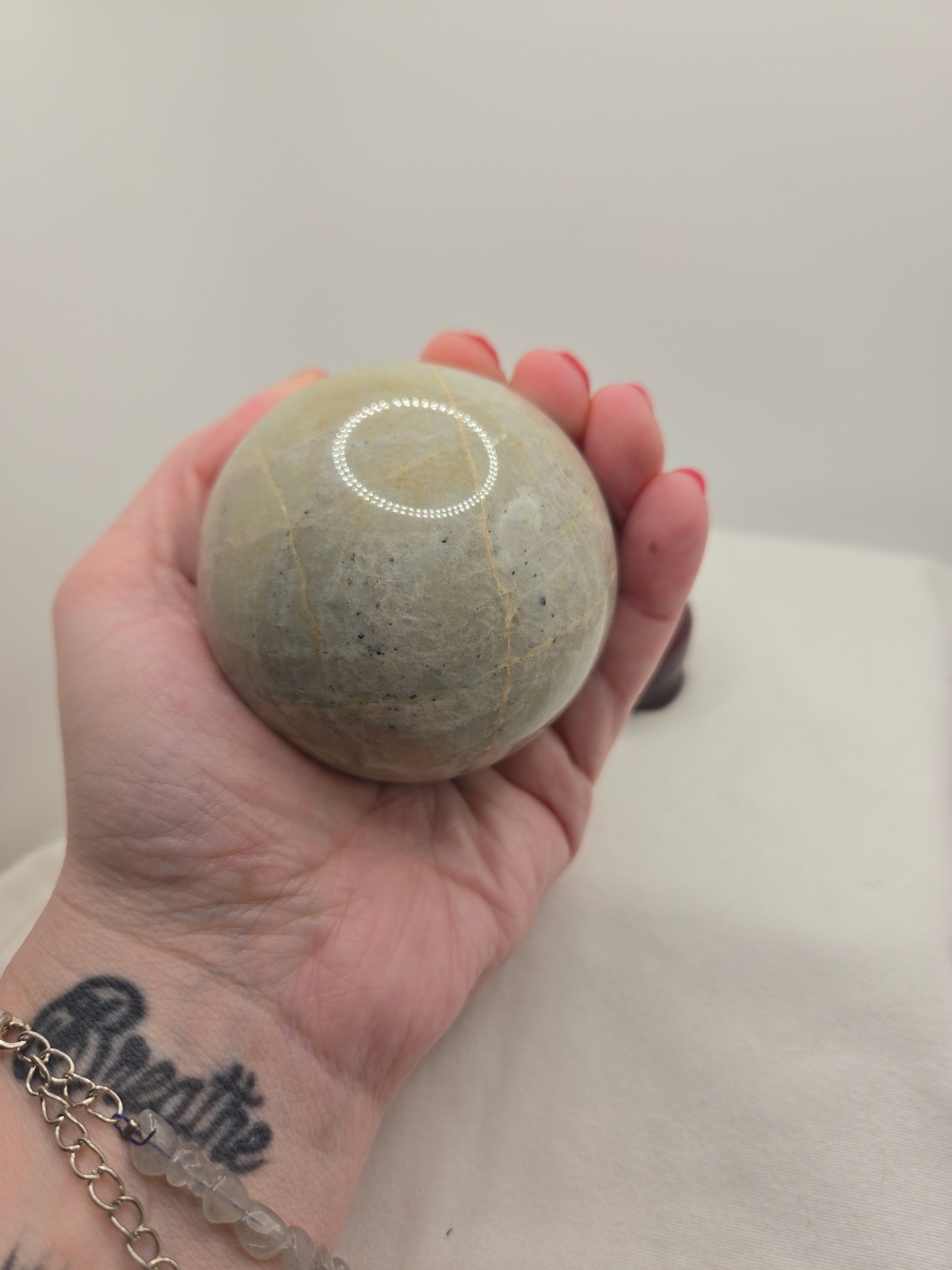 Zebra Stone Sphere