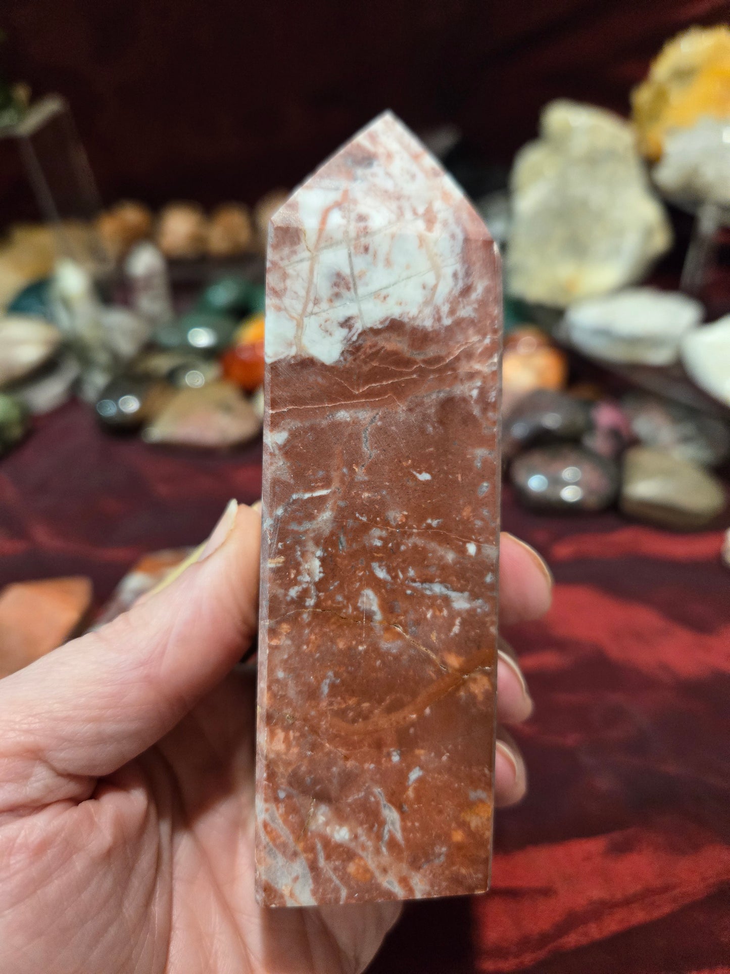 Brecciated Red Jasper Towers