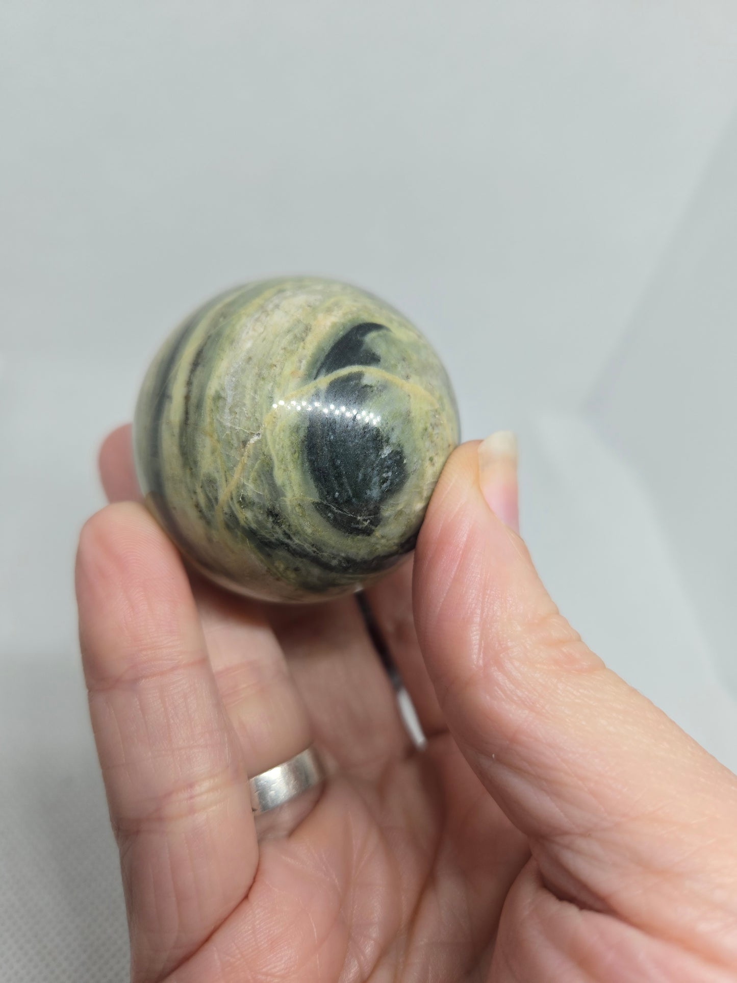 Zebra Calcite Sphere