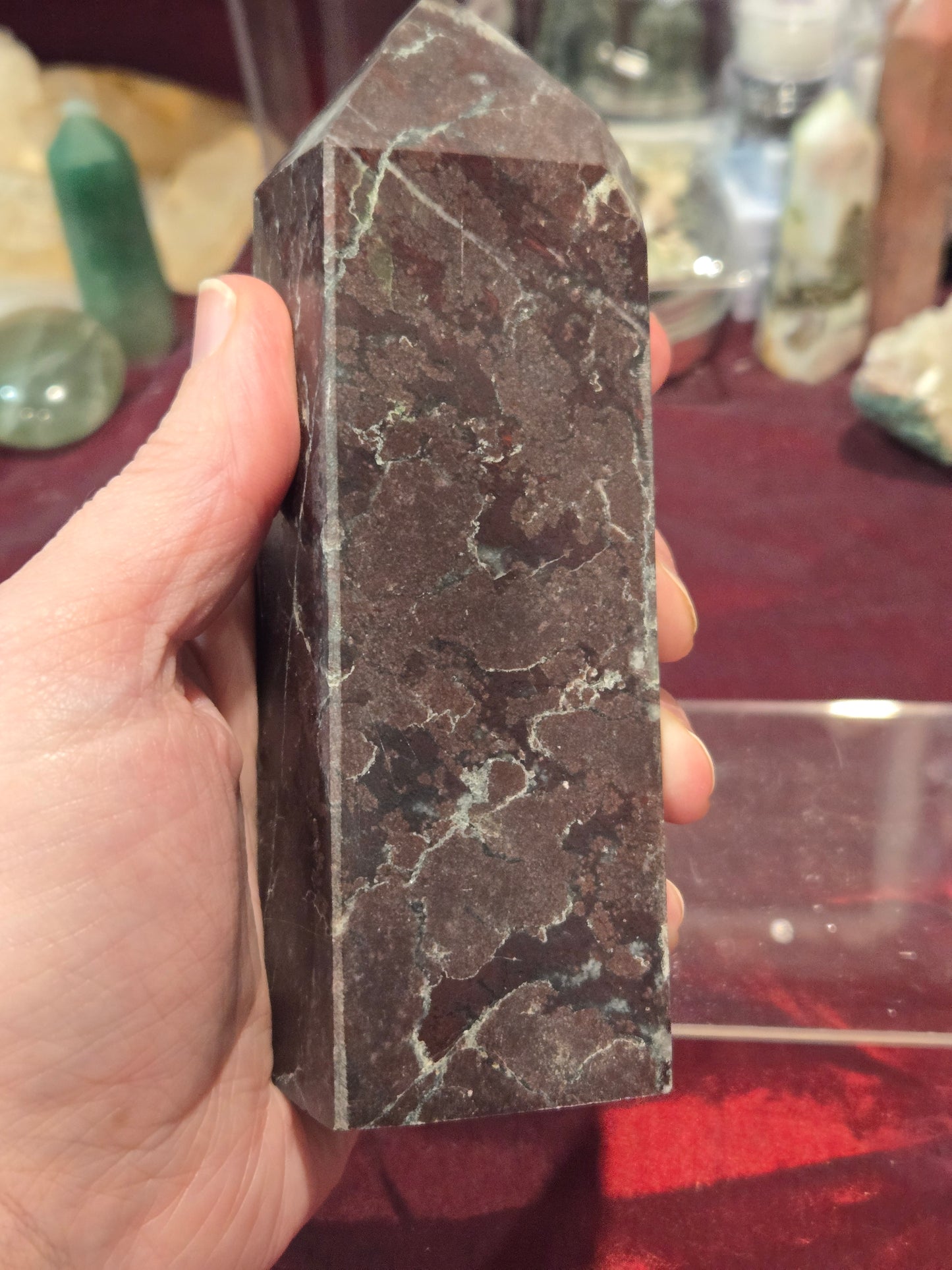 Natural Garnet Towers