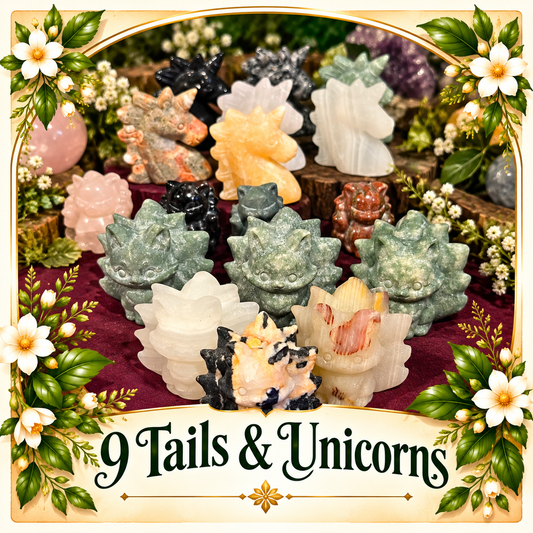 9 Tails and Unicorns botanical listing cover