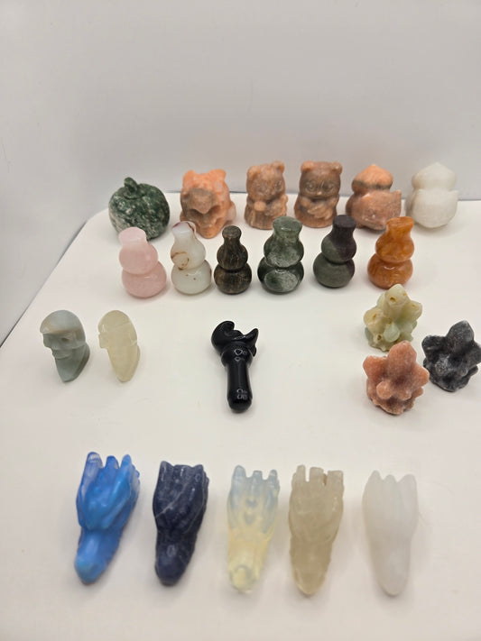 Small Carvings in the Garden