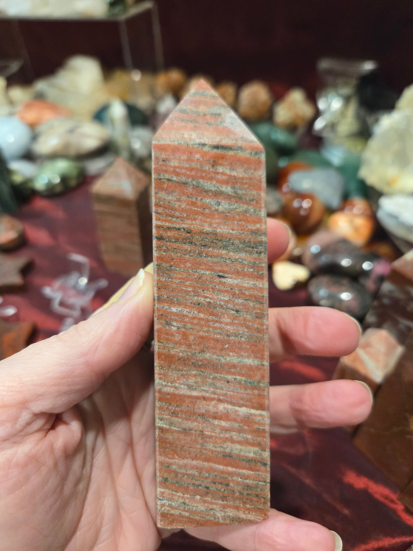 Red Granite with Black Sparkles