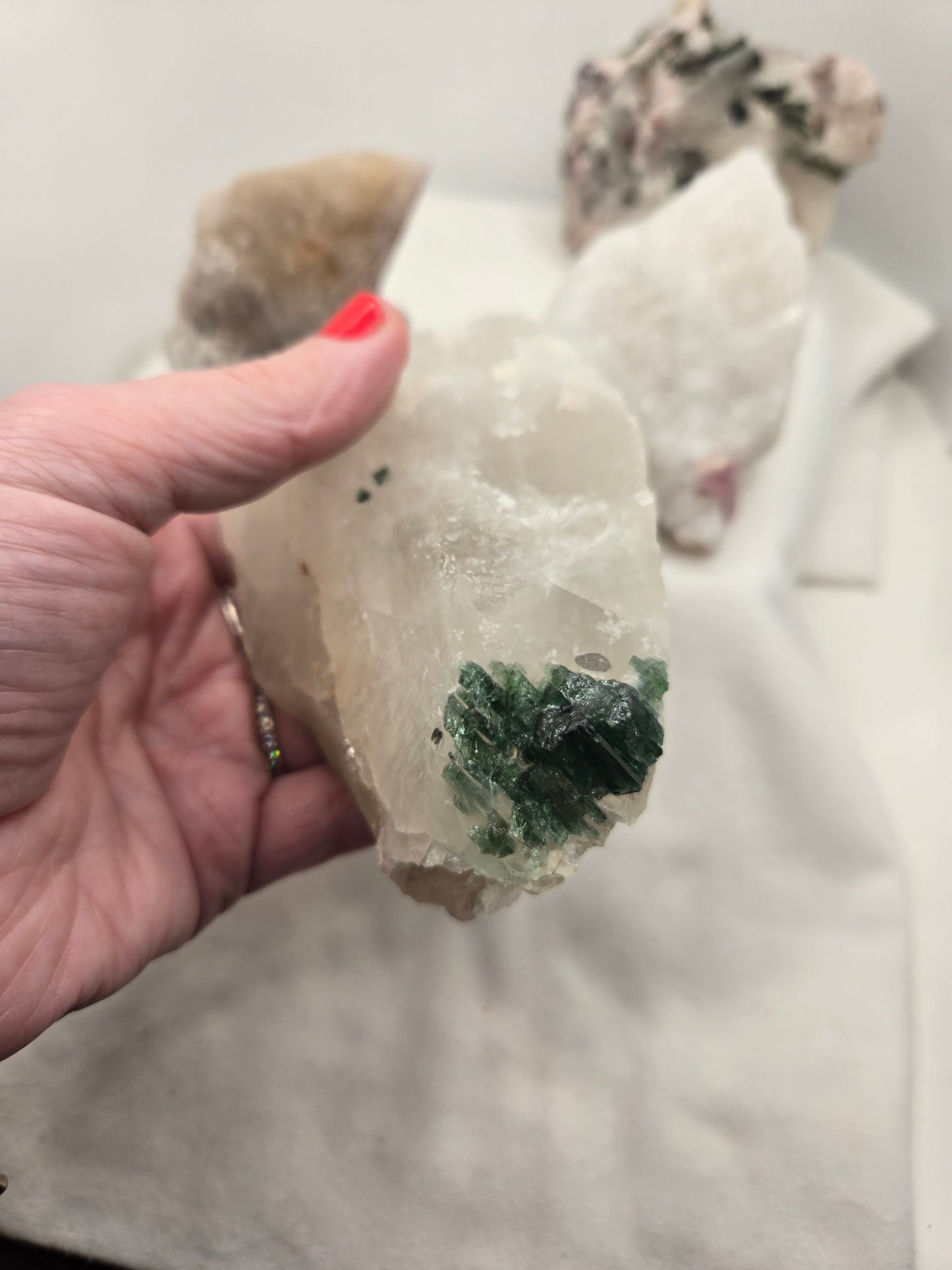 Tourmaline in Quartz