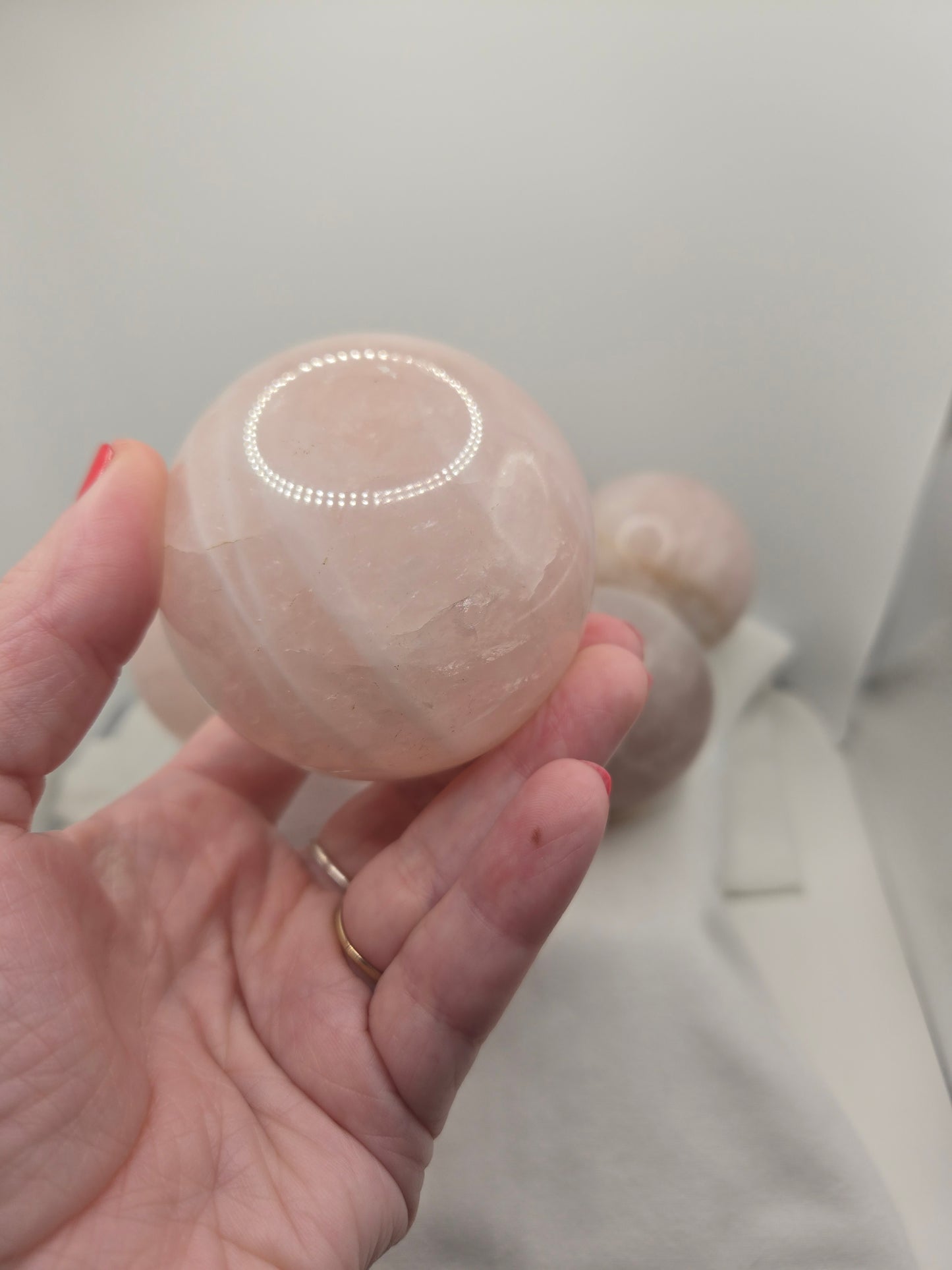 Rose Quartz Spheres