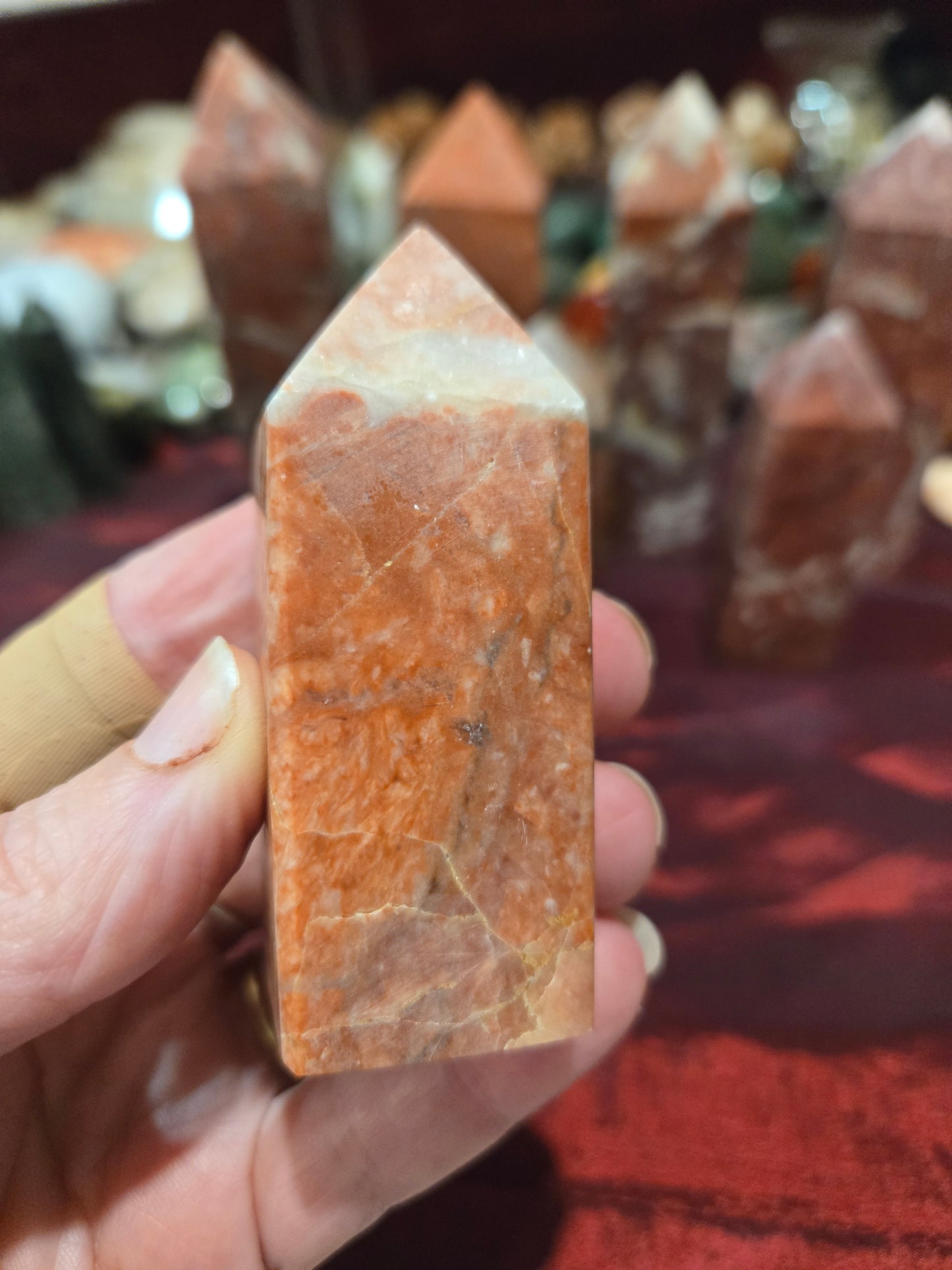 Brecciated Red Jasper Towers