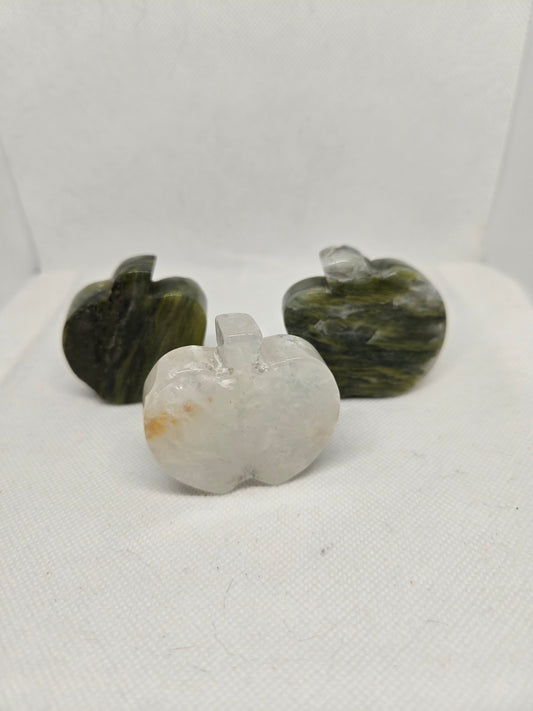 Carved Quartz Apples