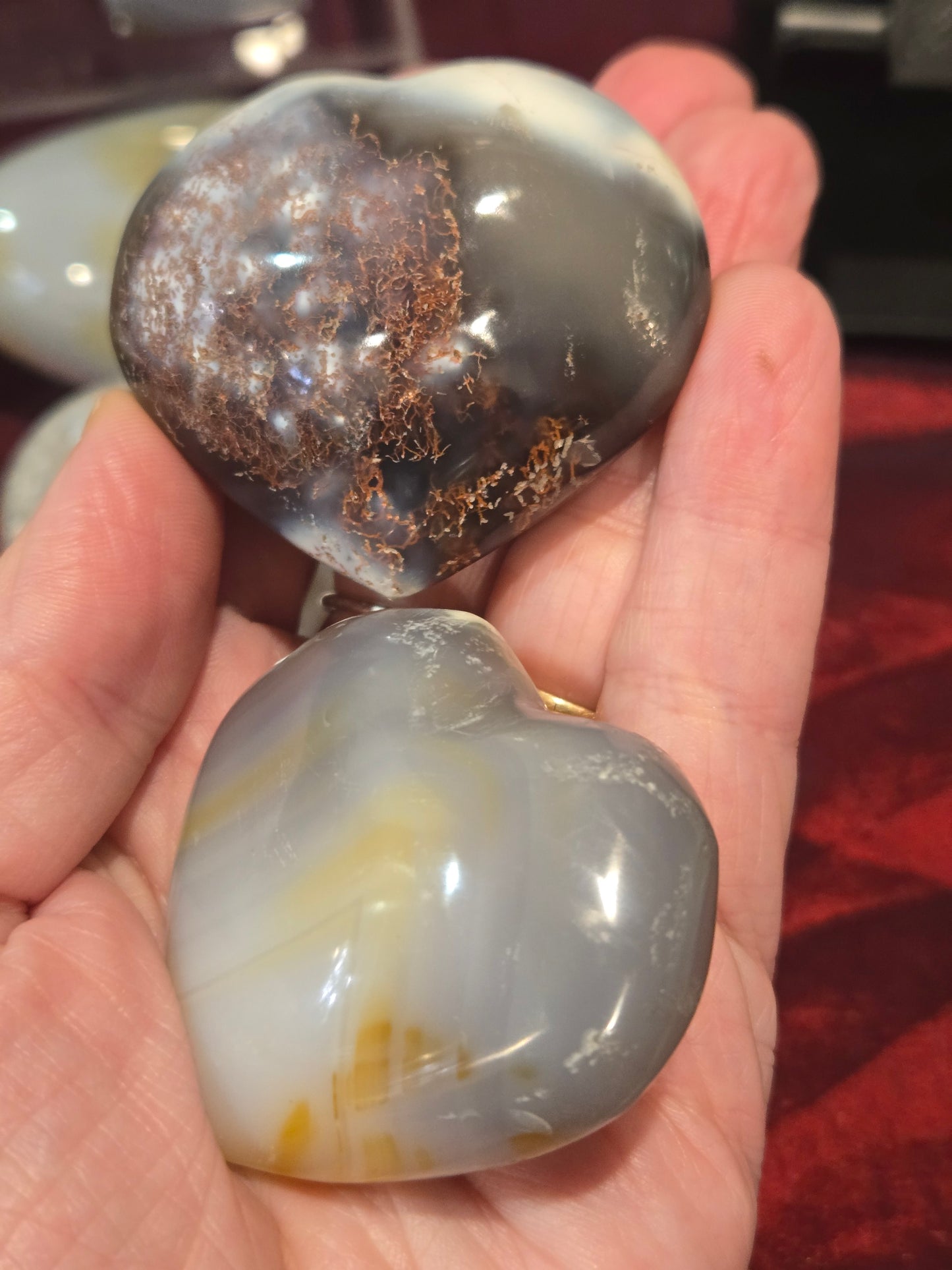 Orca Agate Pieces