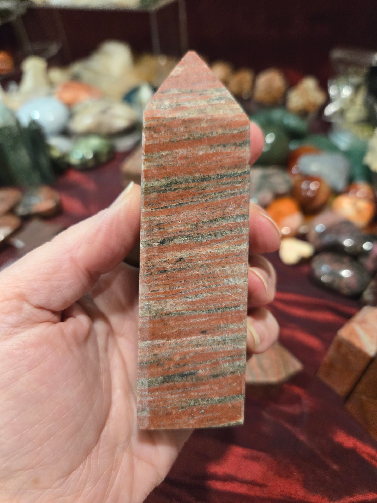 Red Granite with Black Sparkles