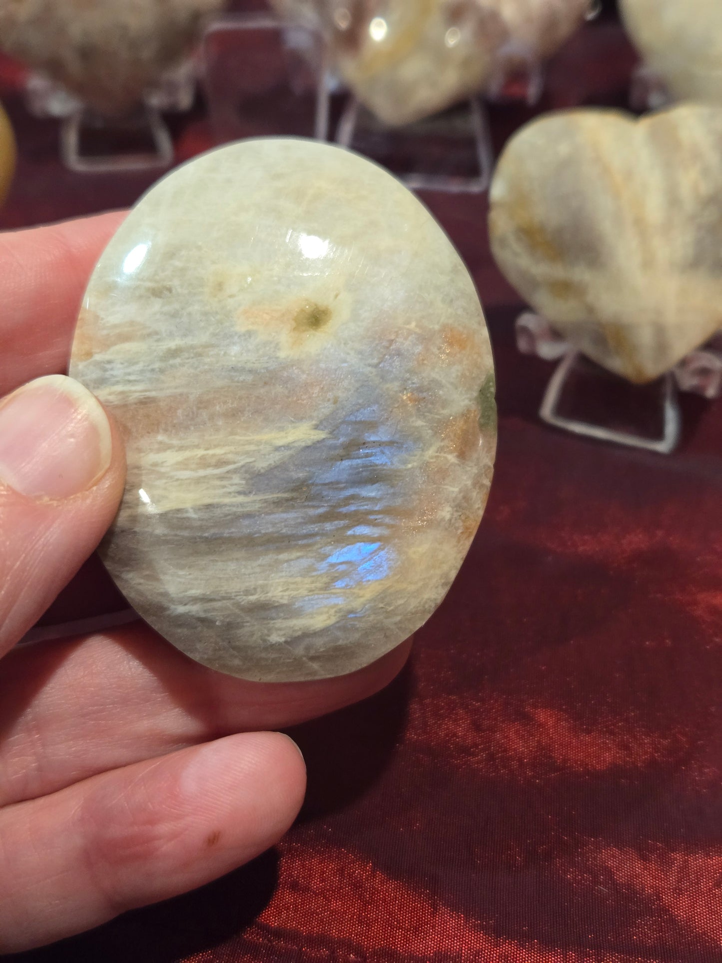Different Moonstone Pieces