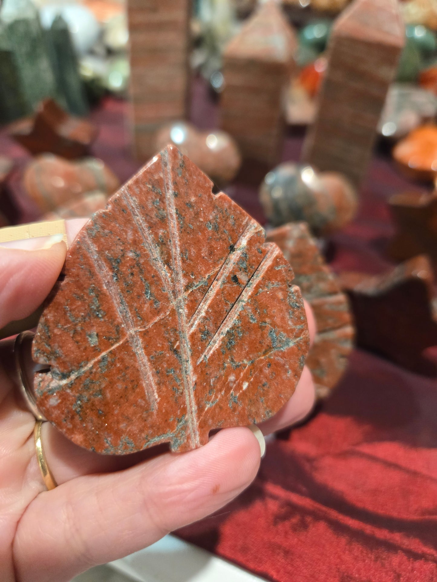 Red Granite with Black Sparkles