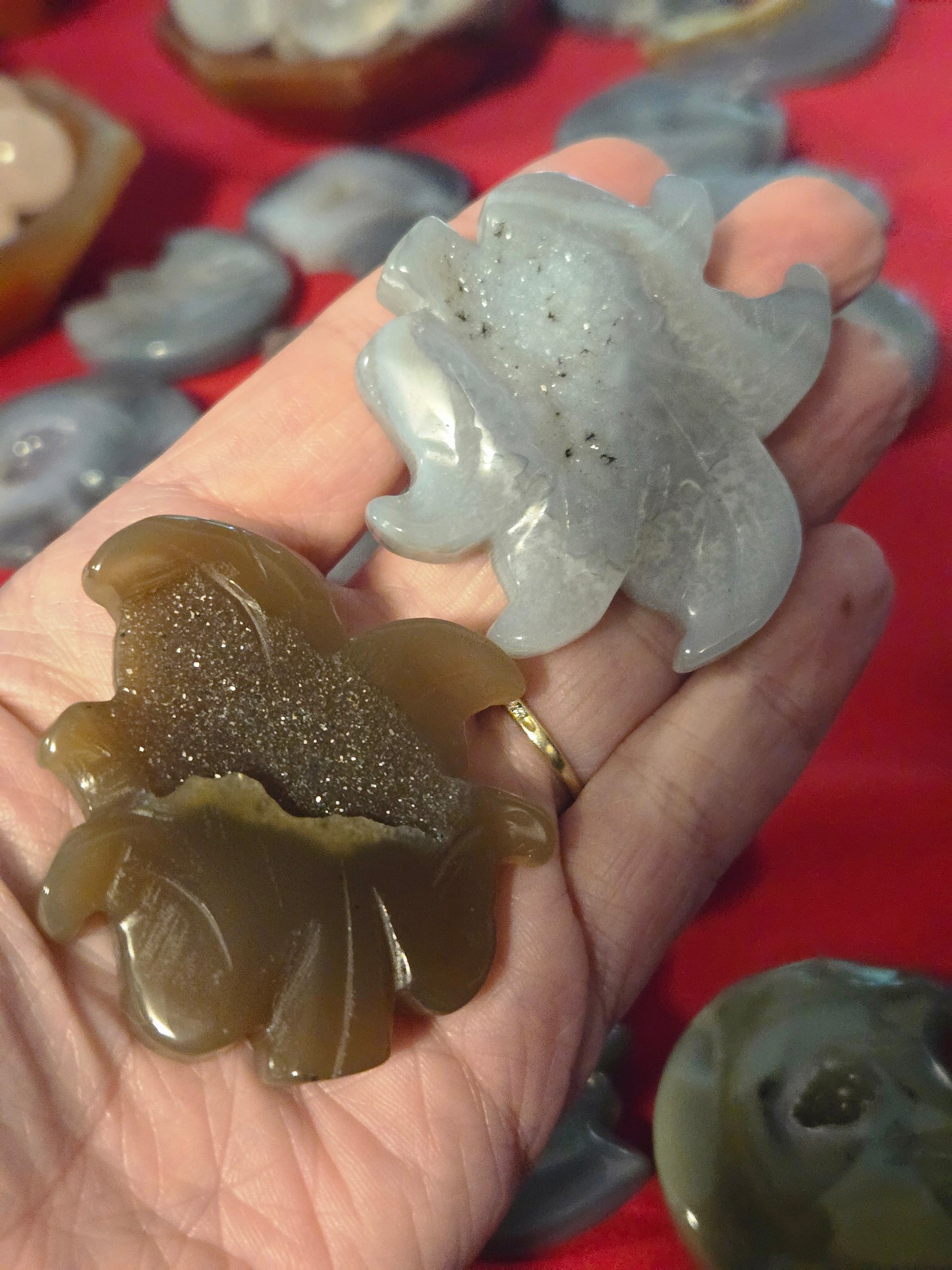Druzy Agate Pieces