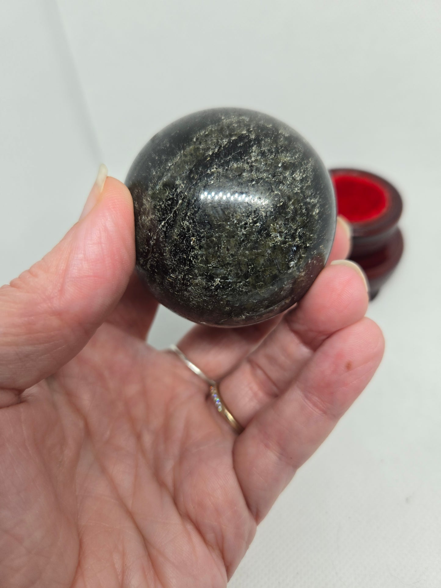 Tourmaline and Quartz Sphere