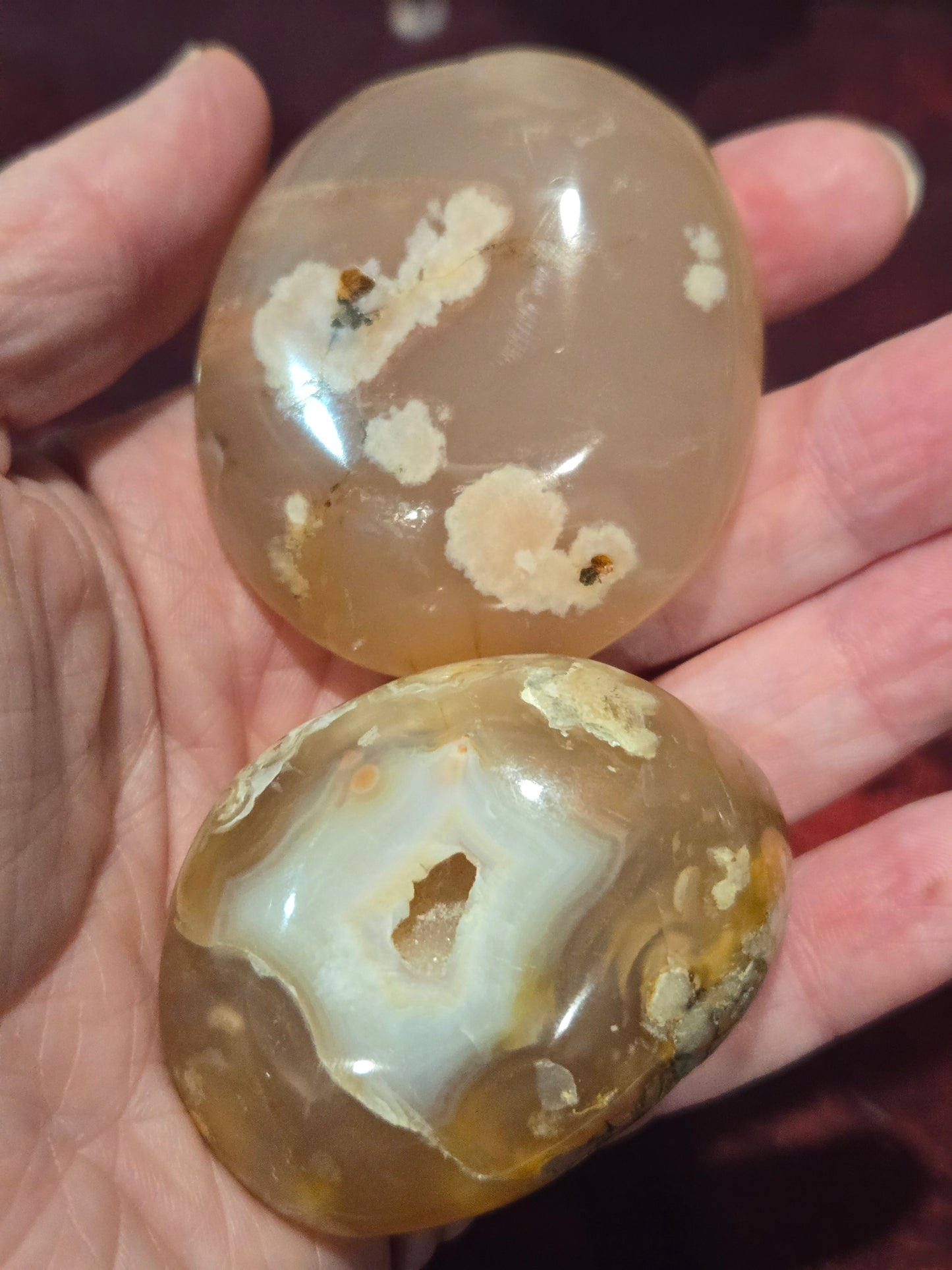 Flower Agate Pieces