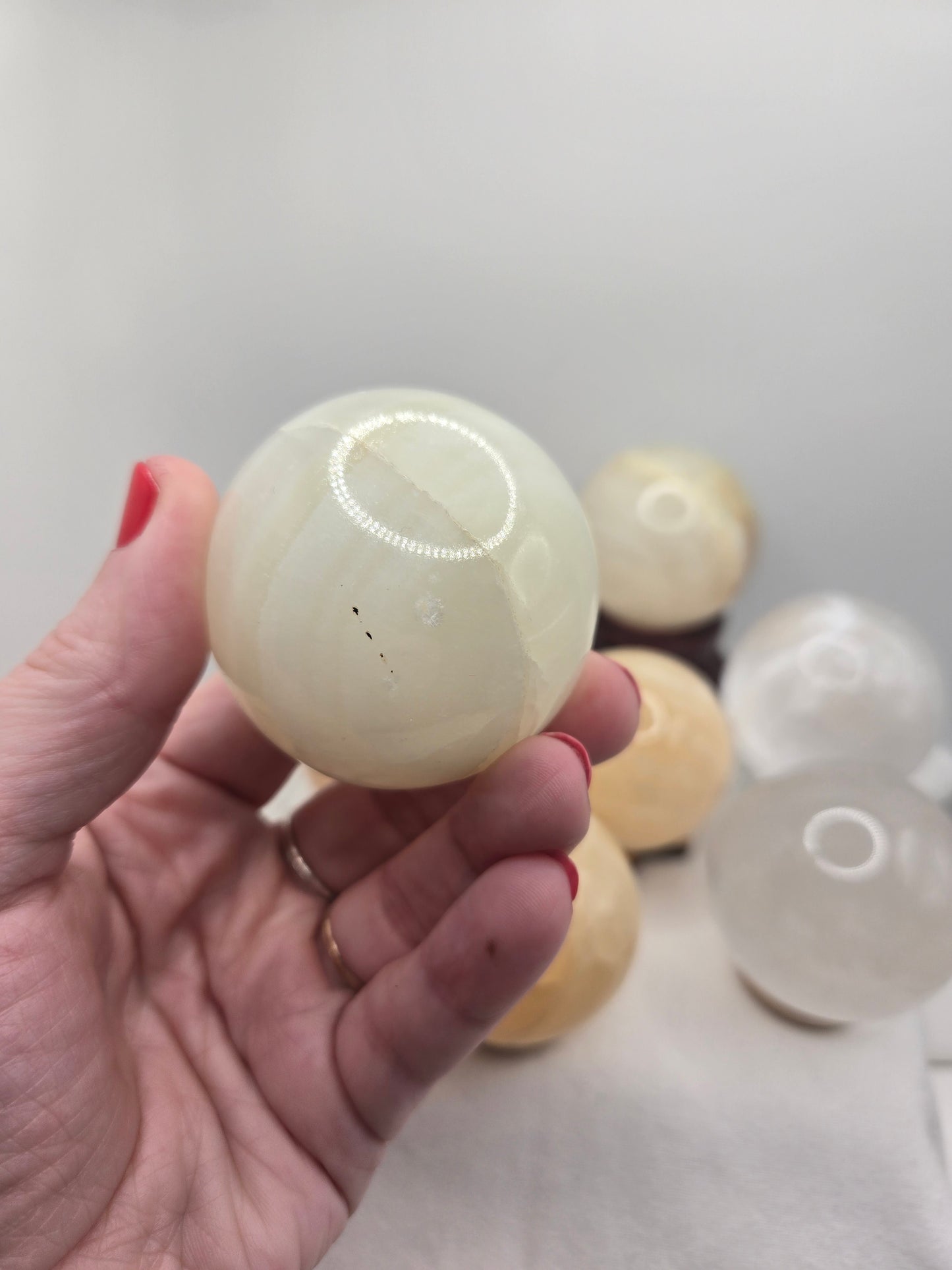 Light Colored Spheres