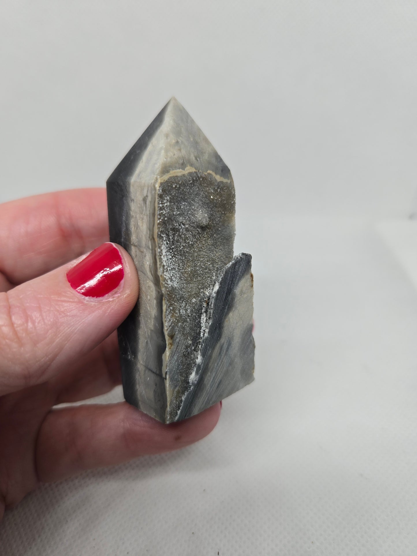 Small Druzy Agate Towers