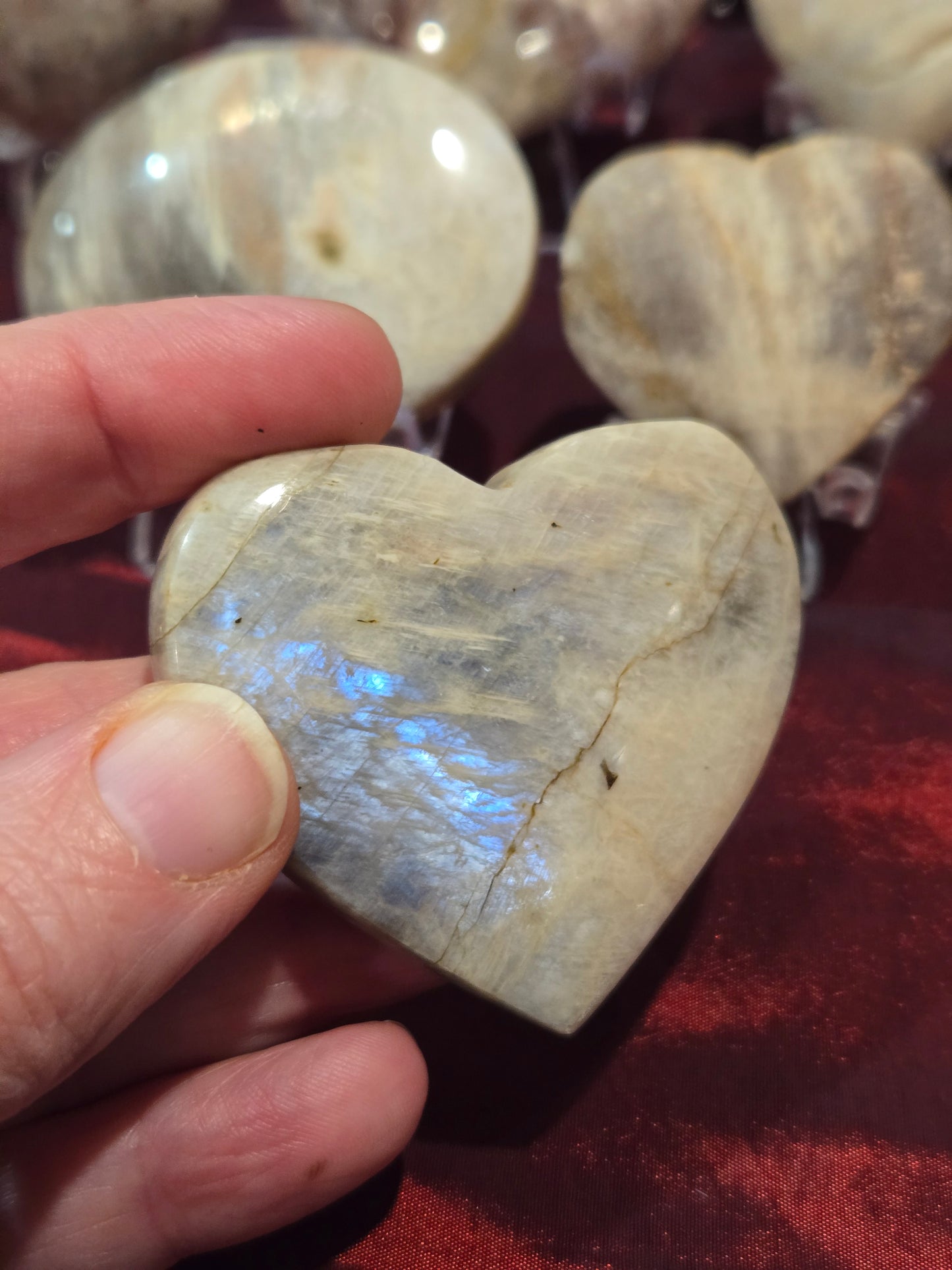 Different Moonstone Pieces