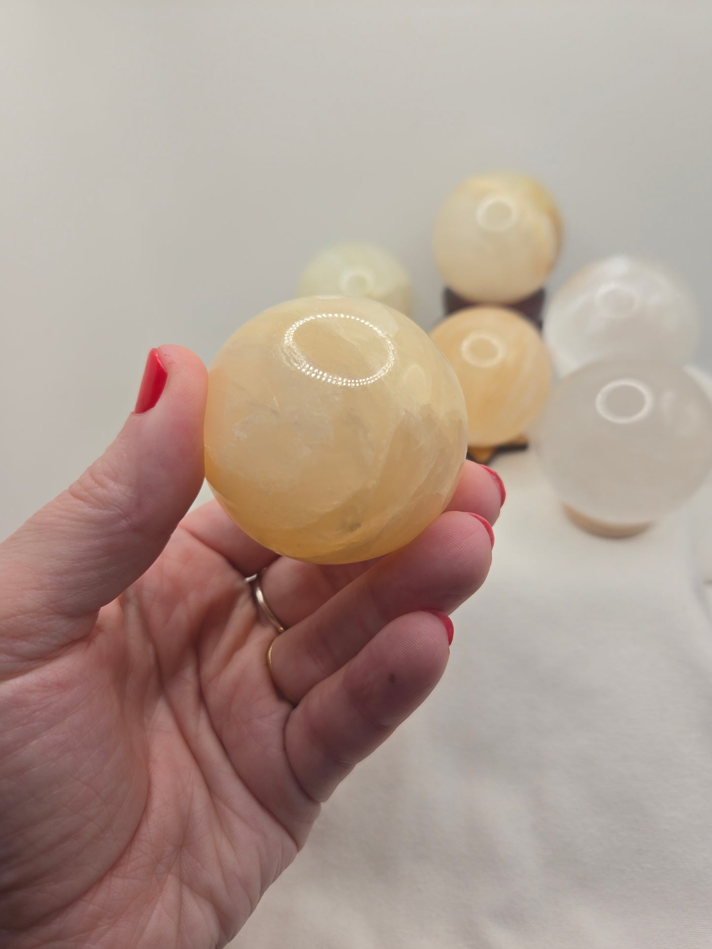 Light Colored Spheres