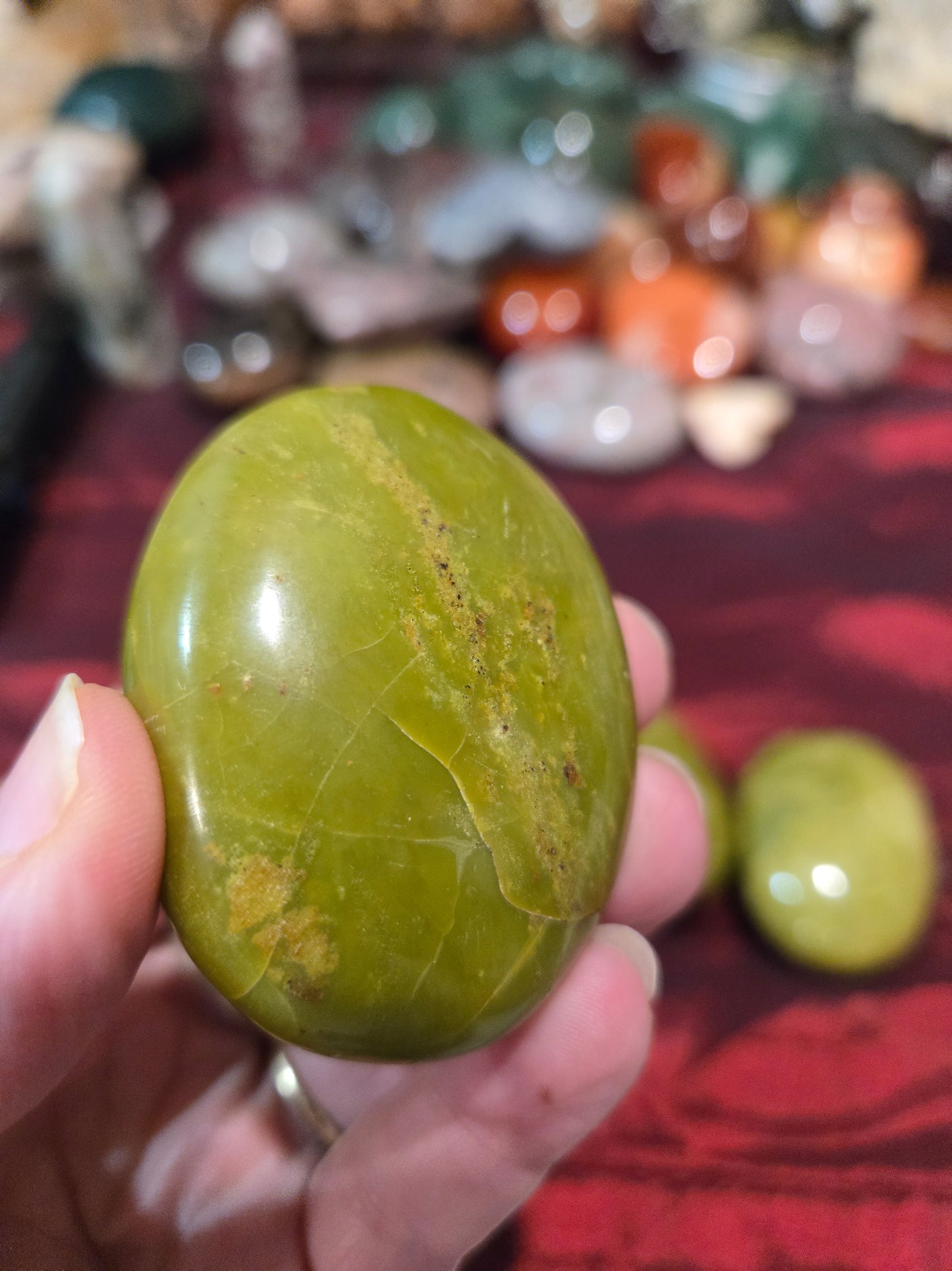 Green Opal Palmstone