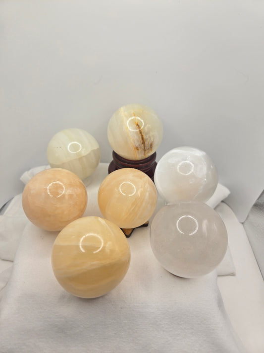 Light Colored Spheres