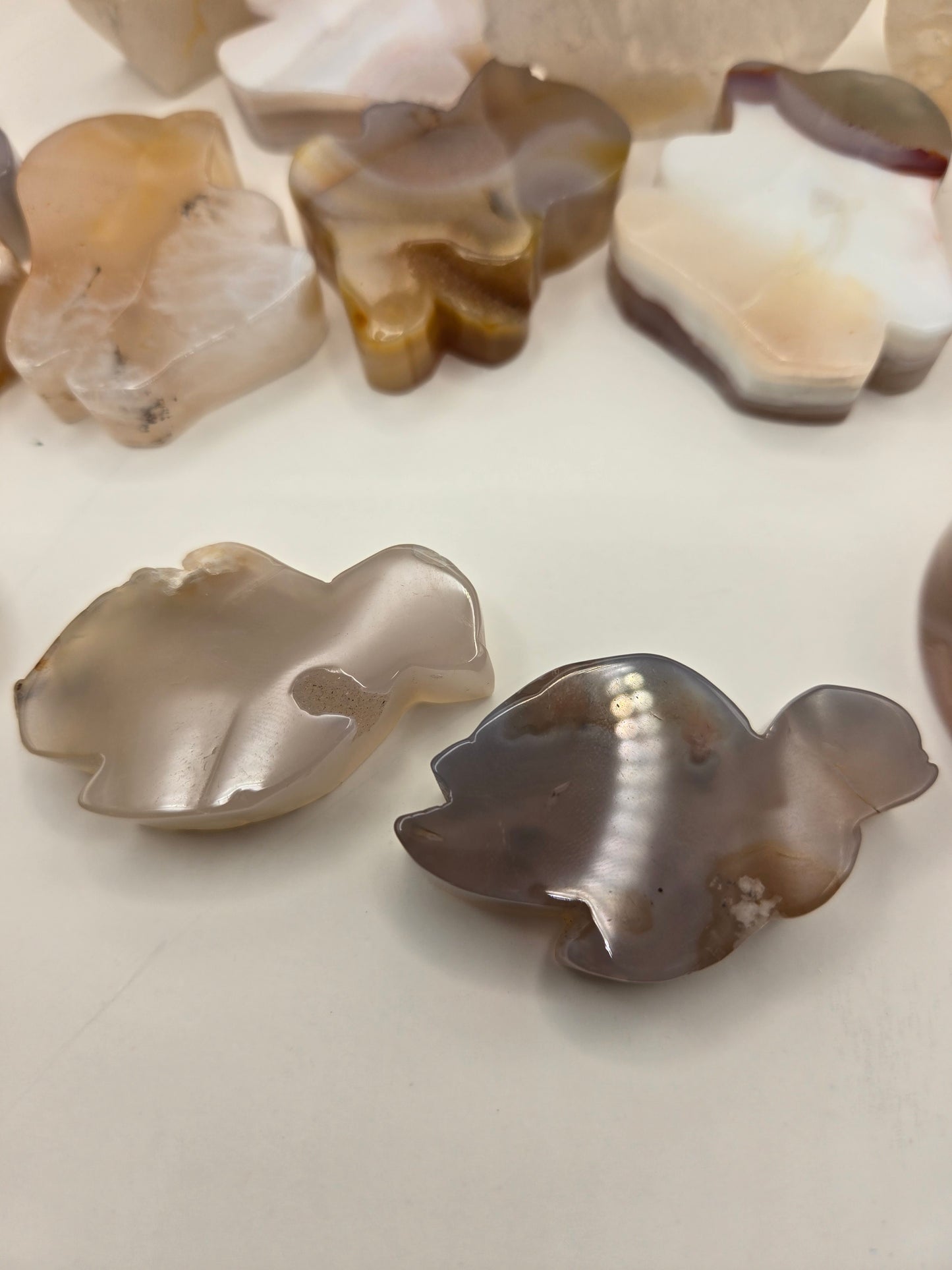 Agate and Quartz Carvings