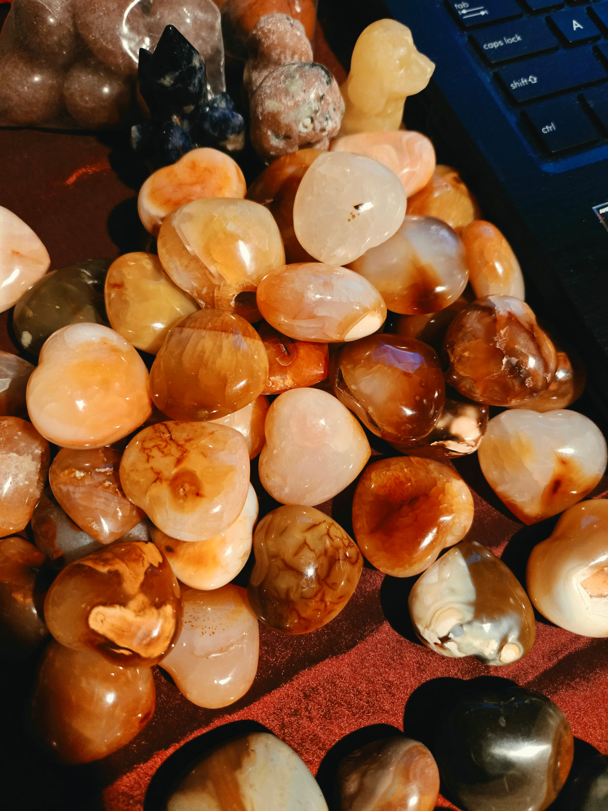 Small Crystal Hearts | Choose Your Stone