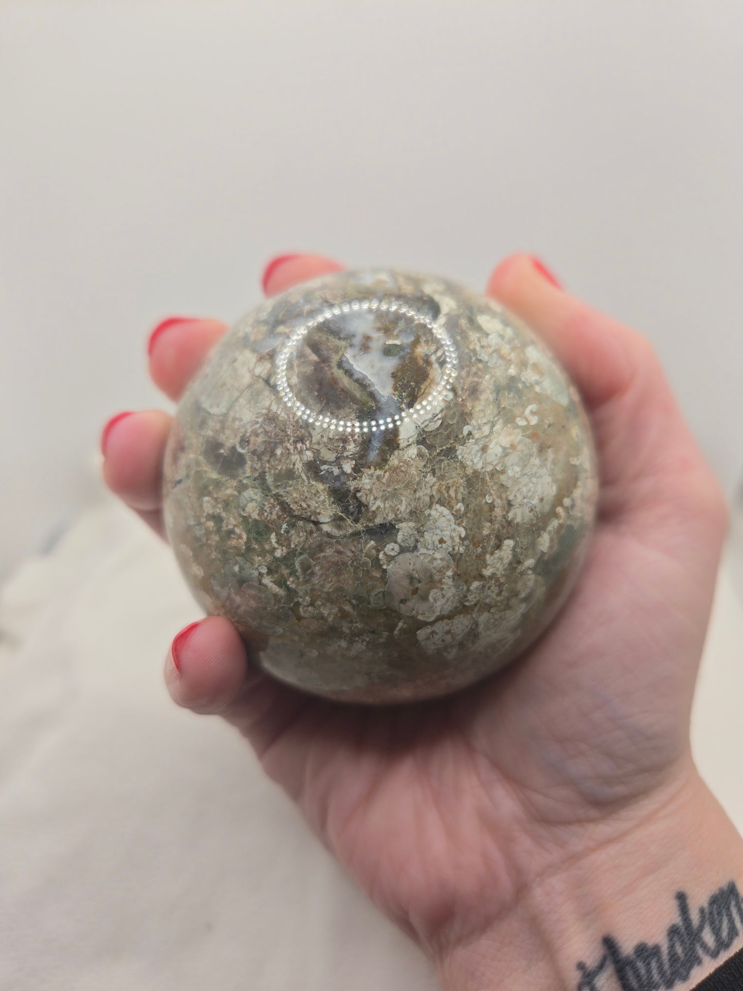 Green Cherry Blossom Sphere