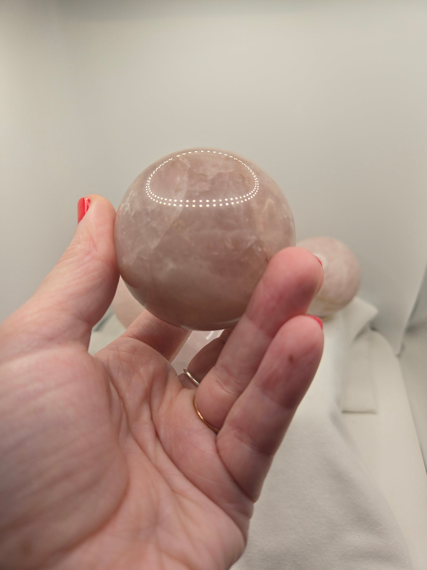 Rose Quartz Spheres
