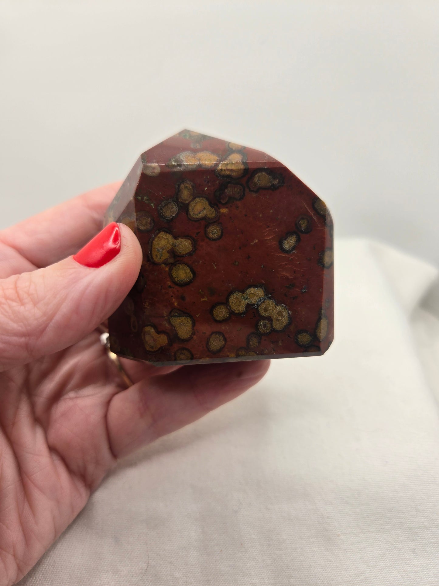 Orbicular Bloodstone Freeform