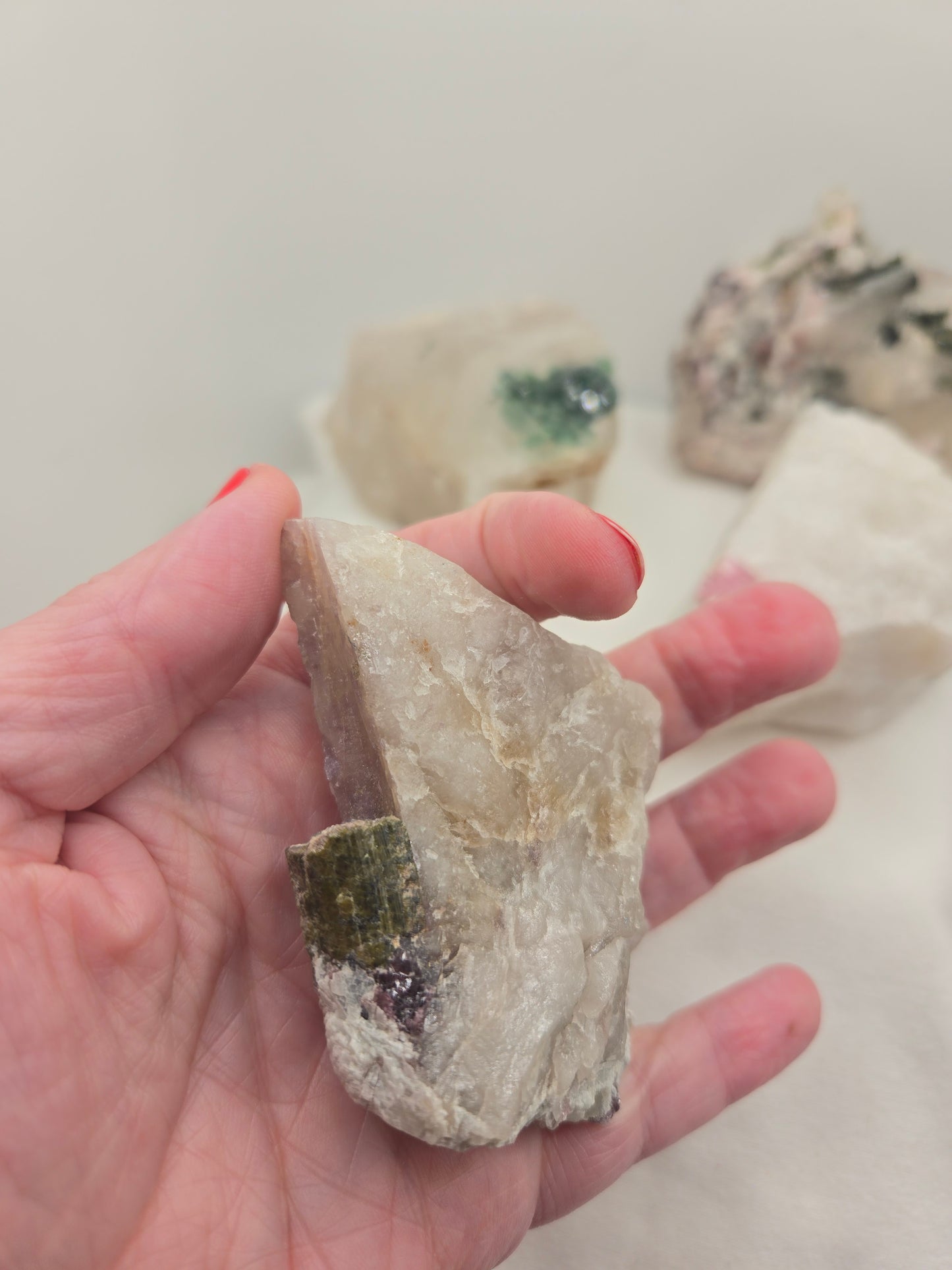 Tourmaline in Quartz