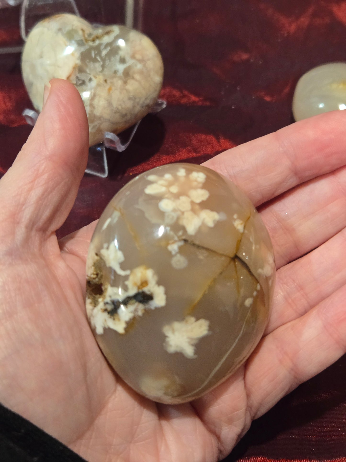 Flower Agate Pieces