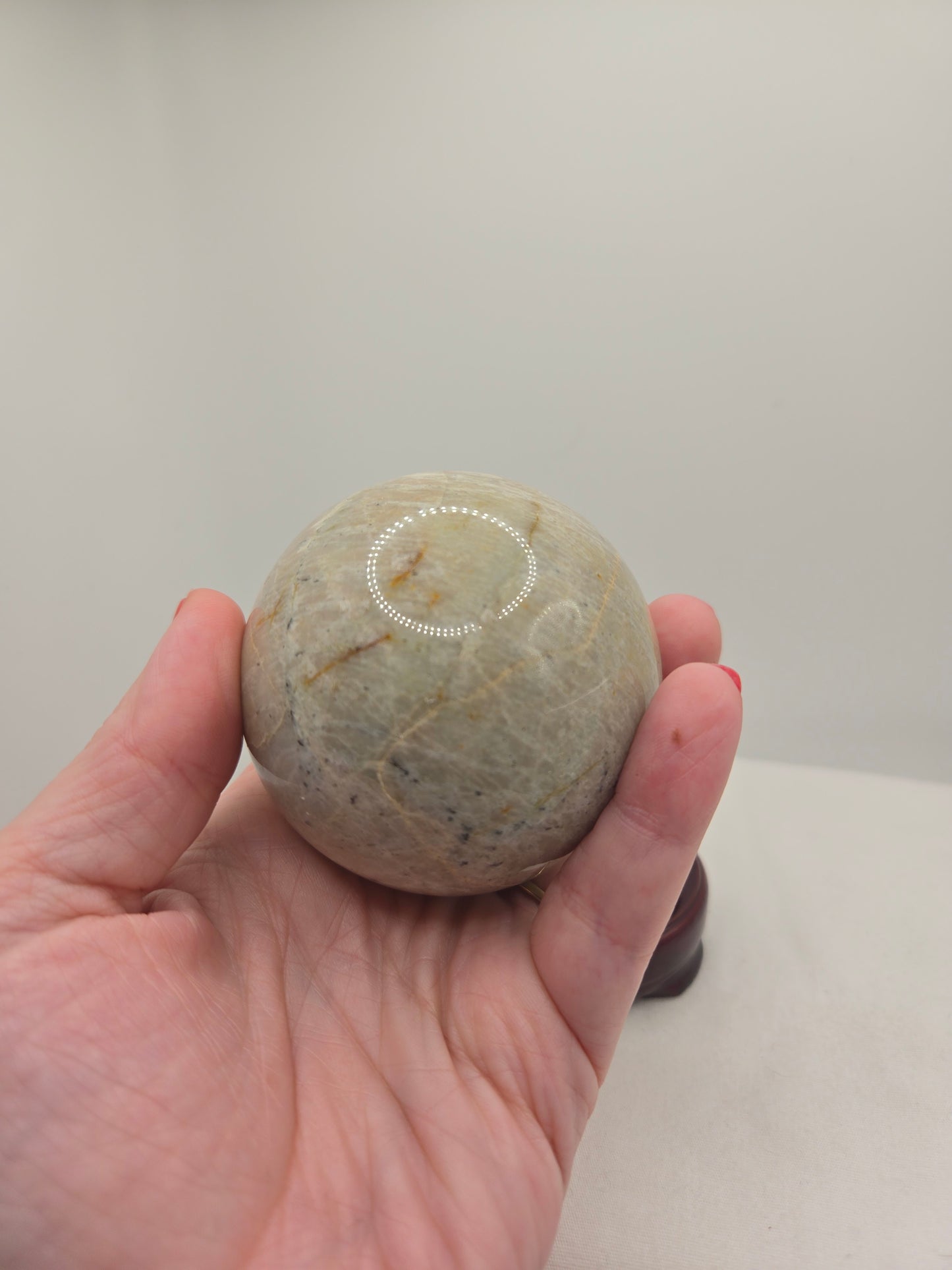 Zebra Stone Sphere