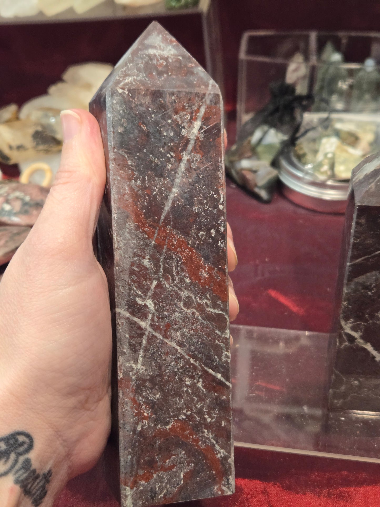 Natural Garnet Towers