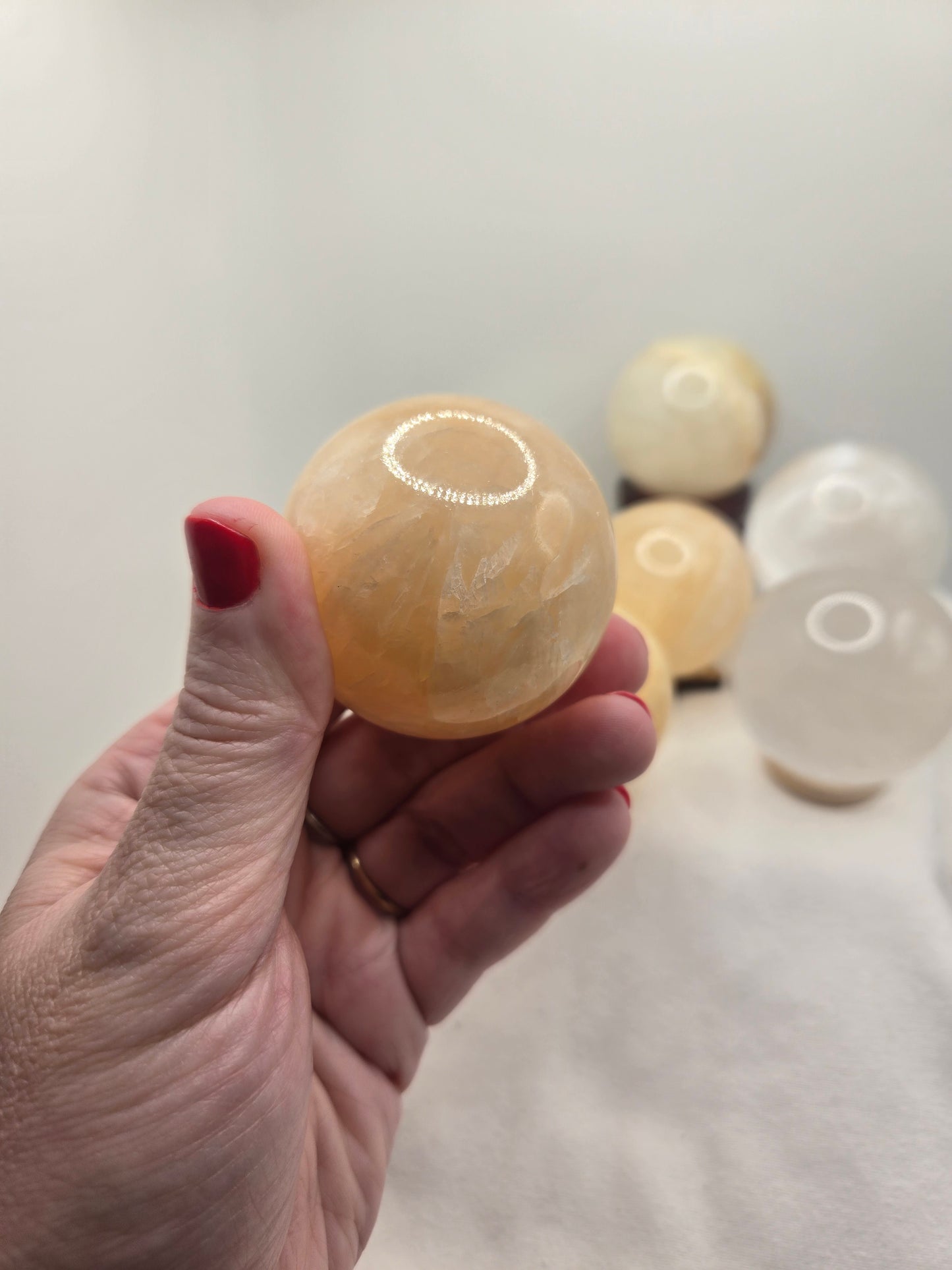 Light Colored Spheres