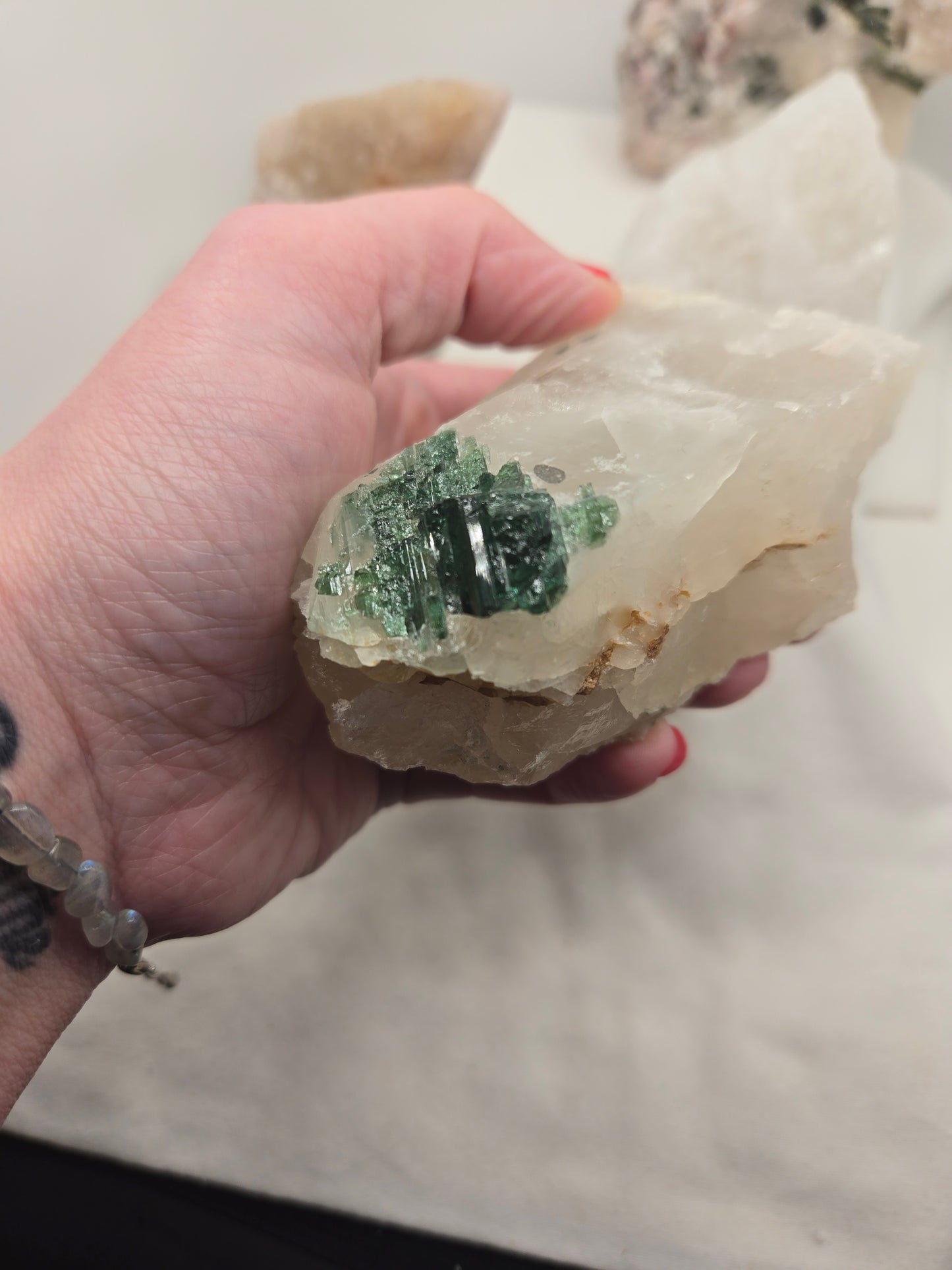 Tourmaline in Quartz