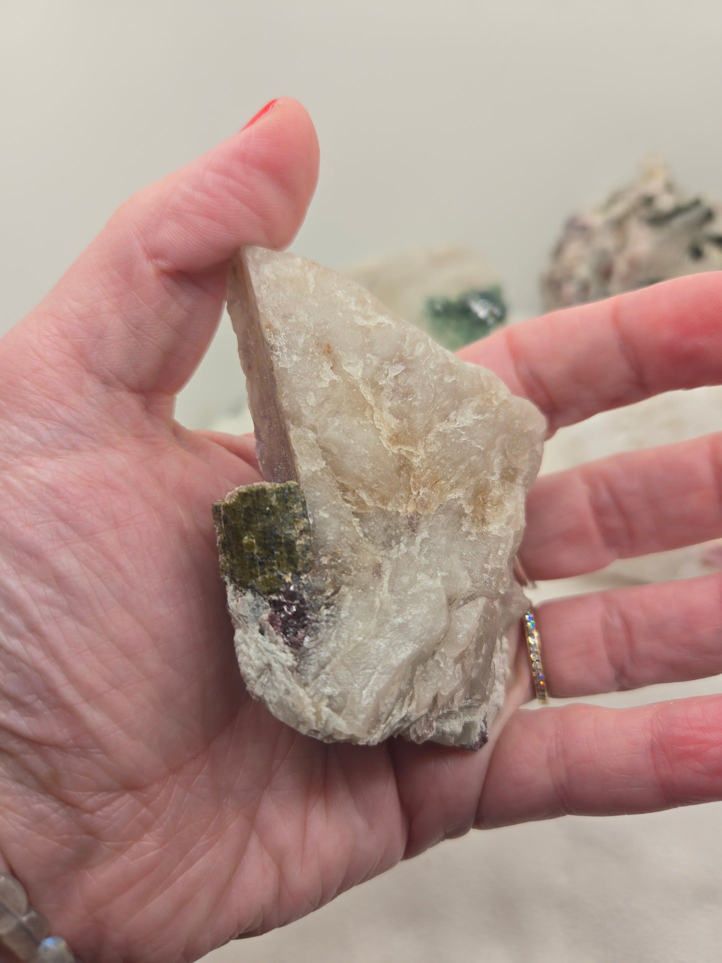 Tourmaline in Quartz