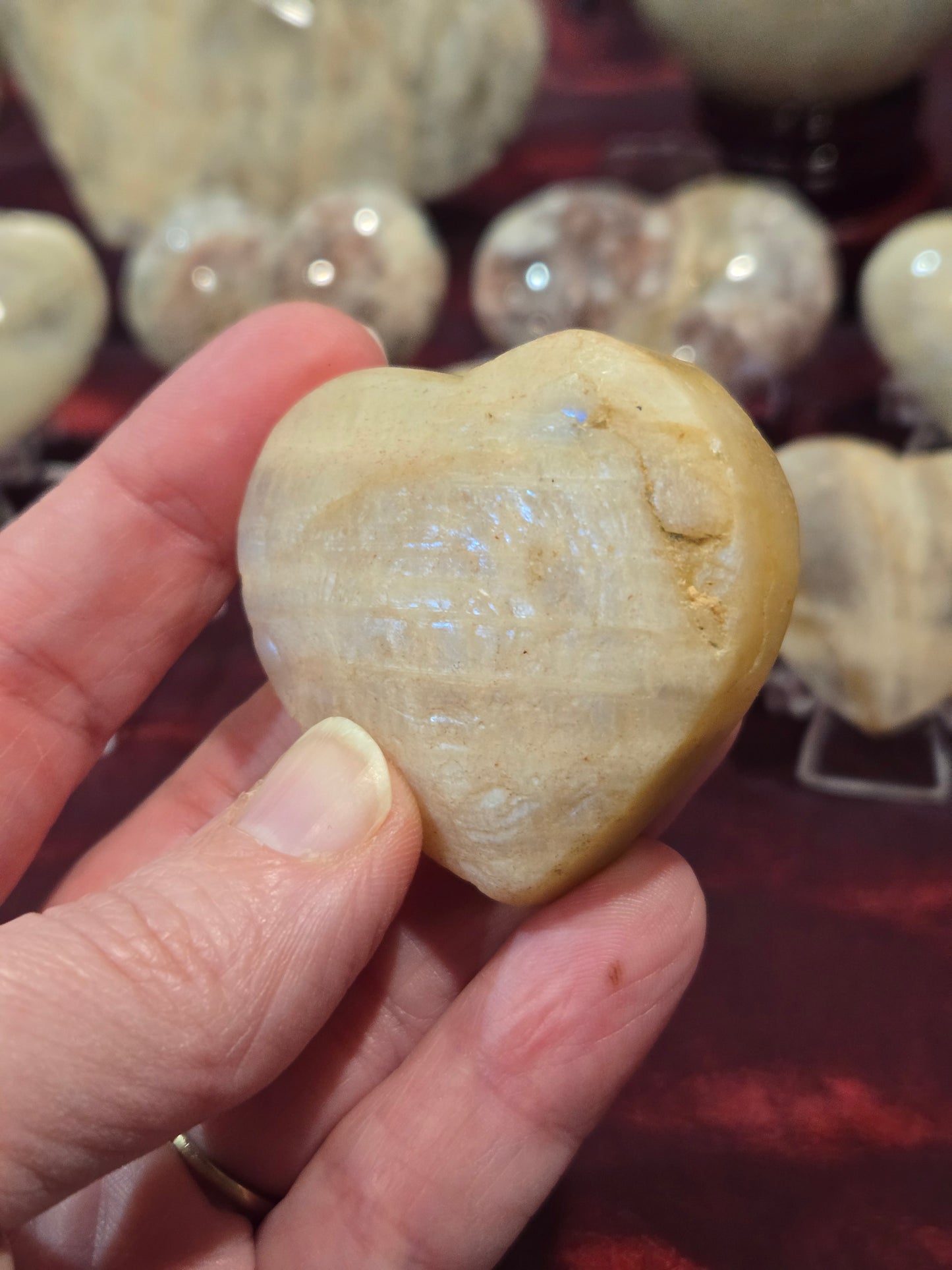 Different Moonstone Pieces