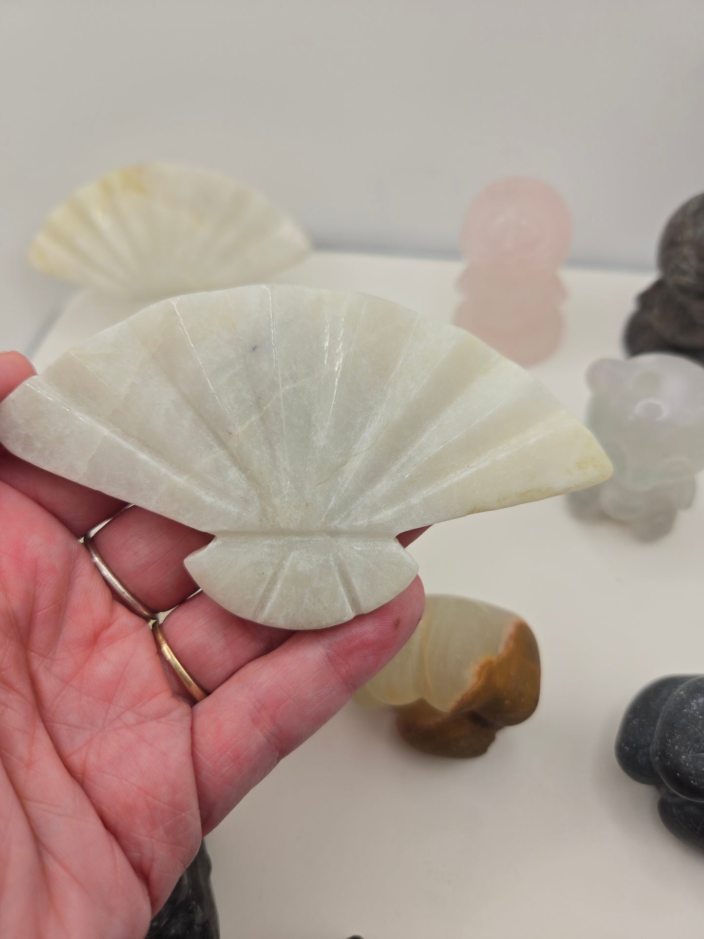 Medium Carvings in the Garden