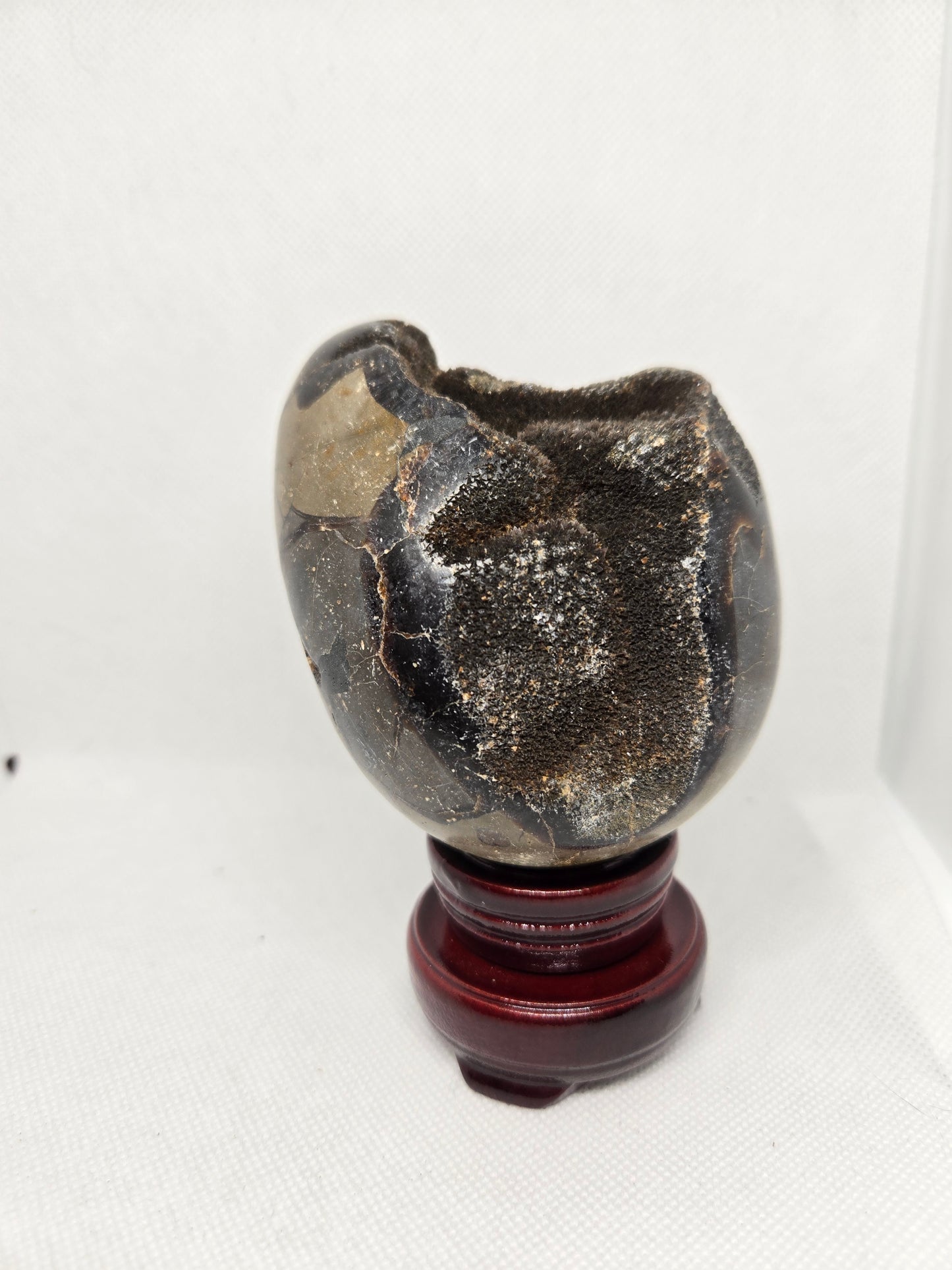 Septarian Druzy Egg