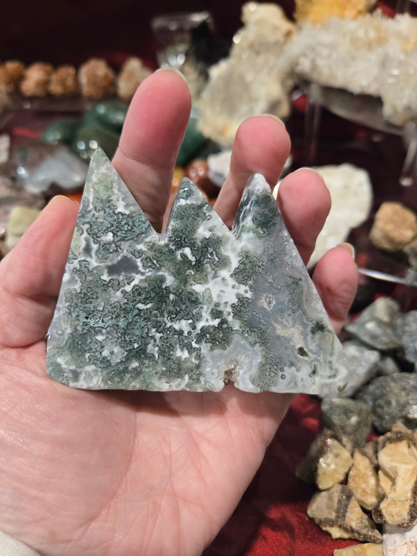 Moss Agate Pieces