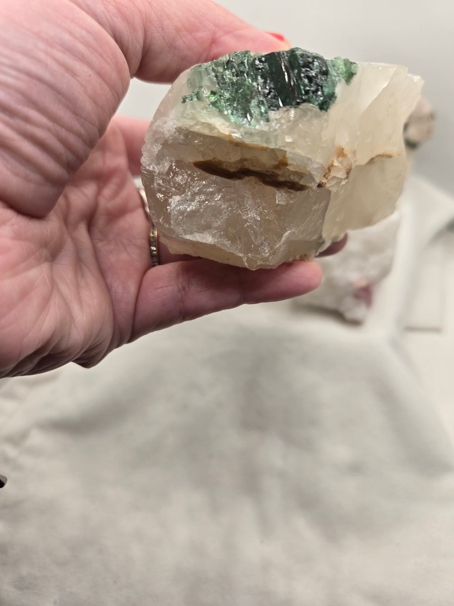 Tourmaline in Quartz