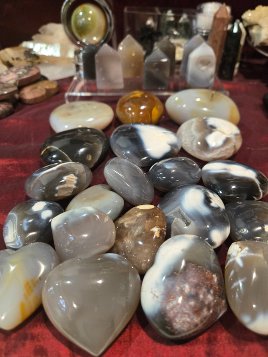 Orca Agate Pieces