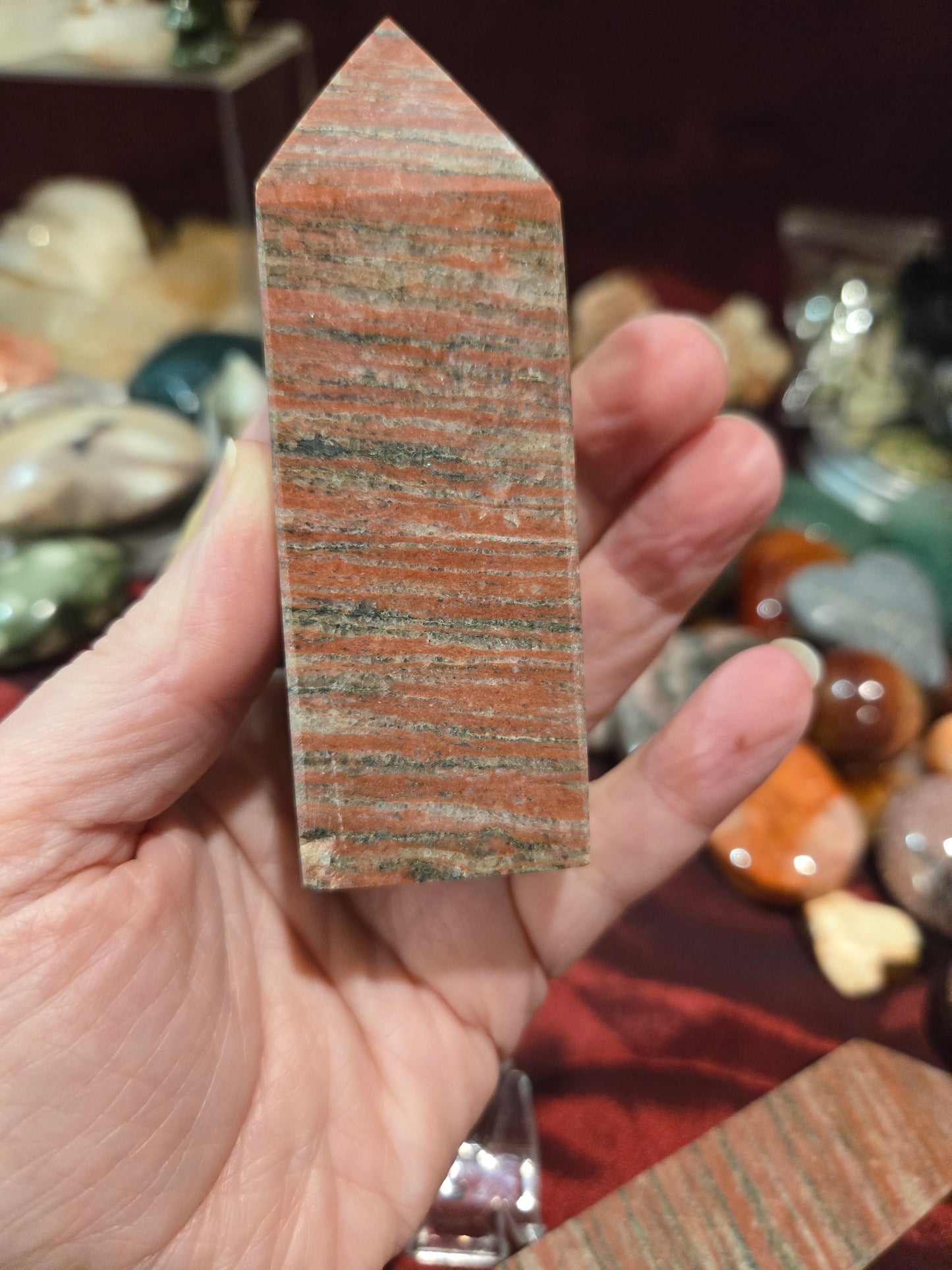 Red Granite with Black Sparkles