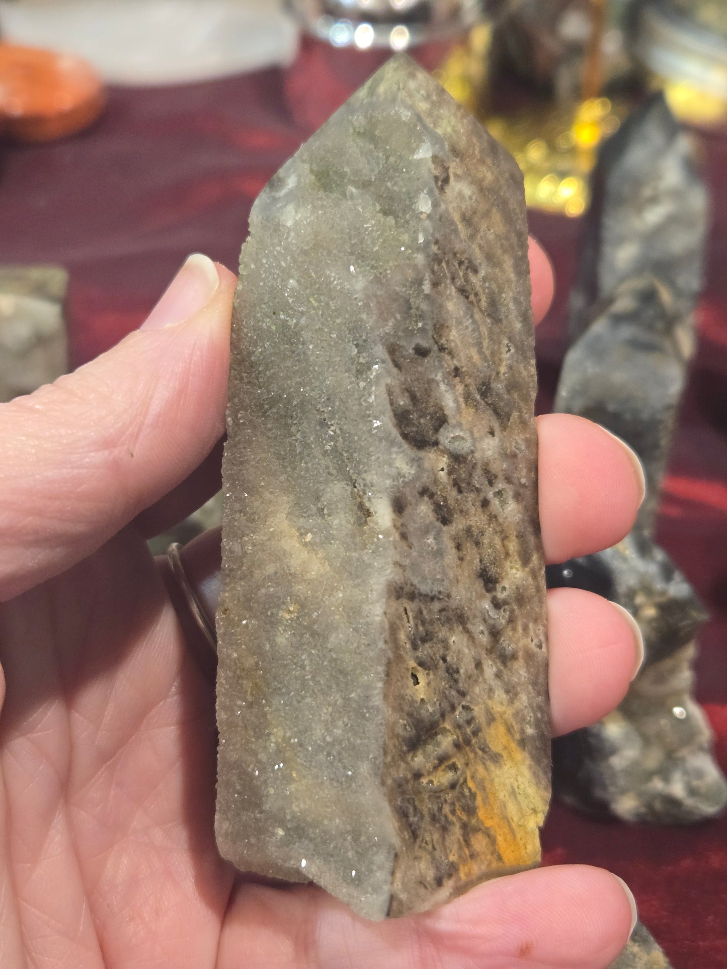 Druzy Agate Tower