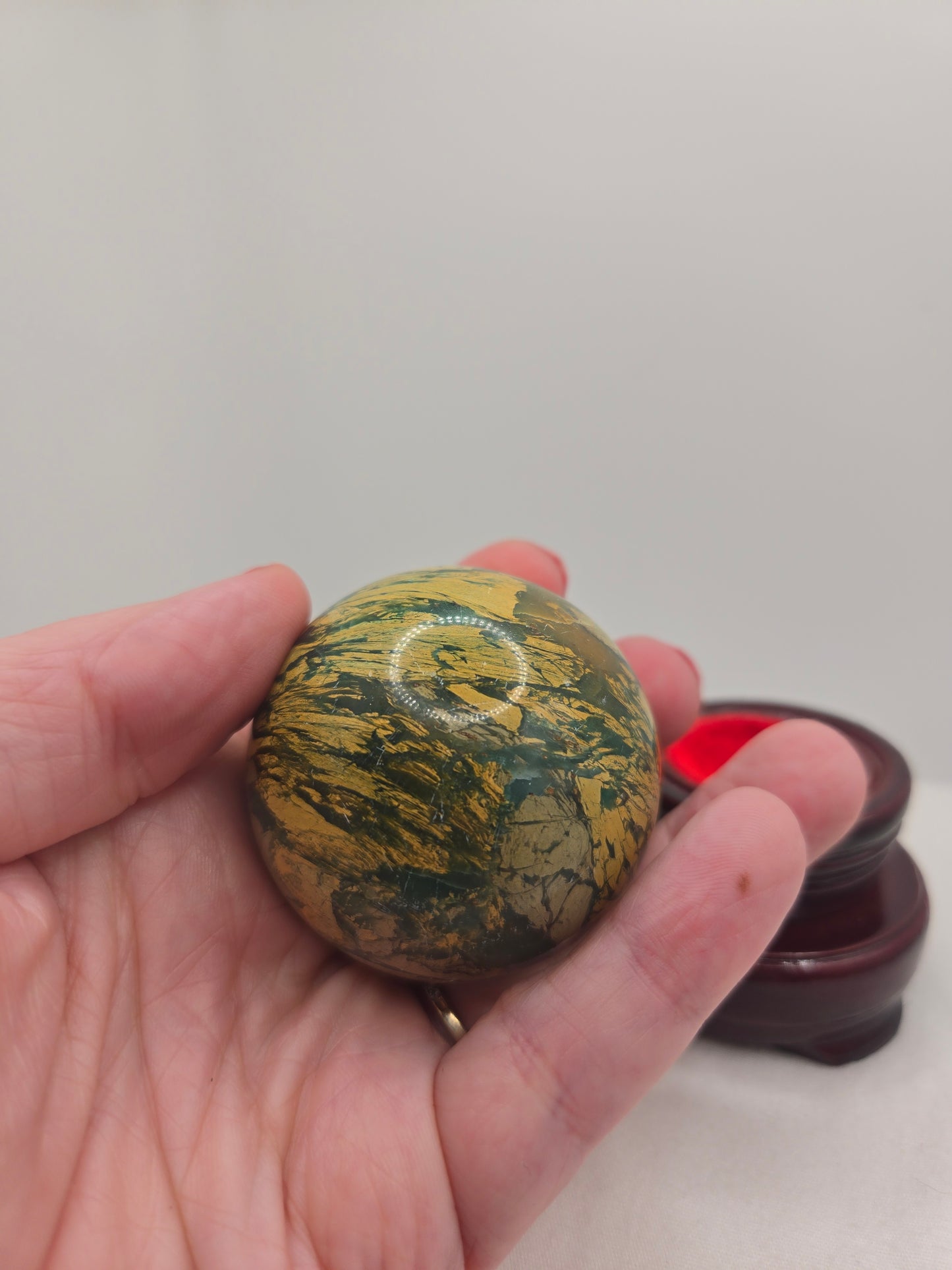 Mookite Jasper Sphere
