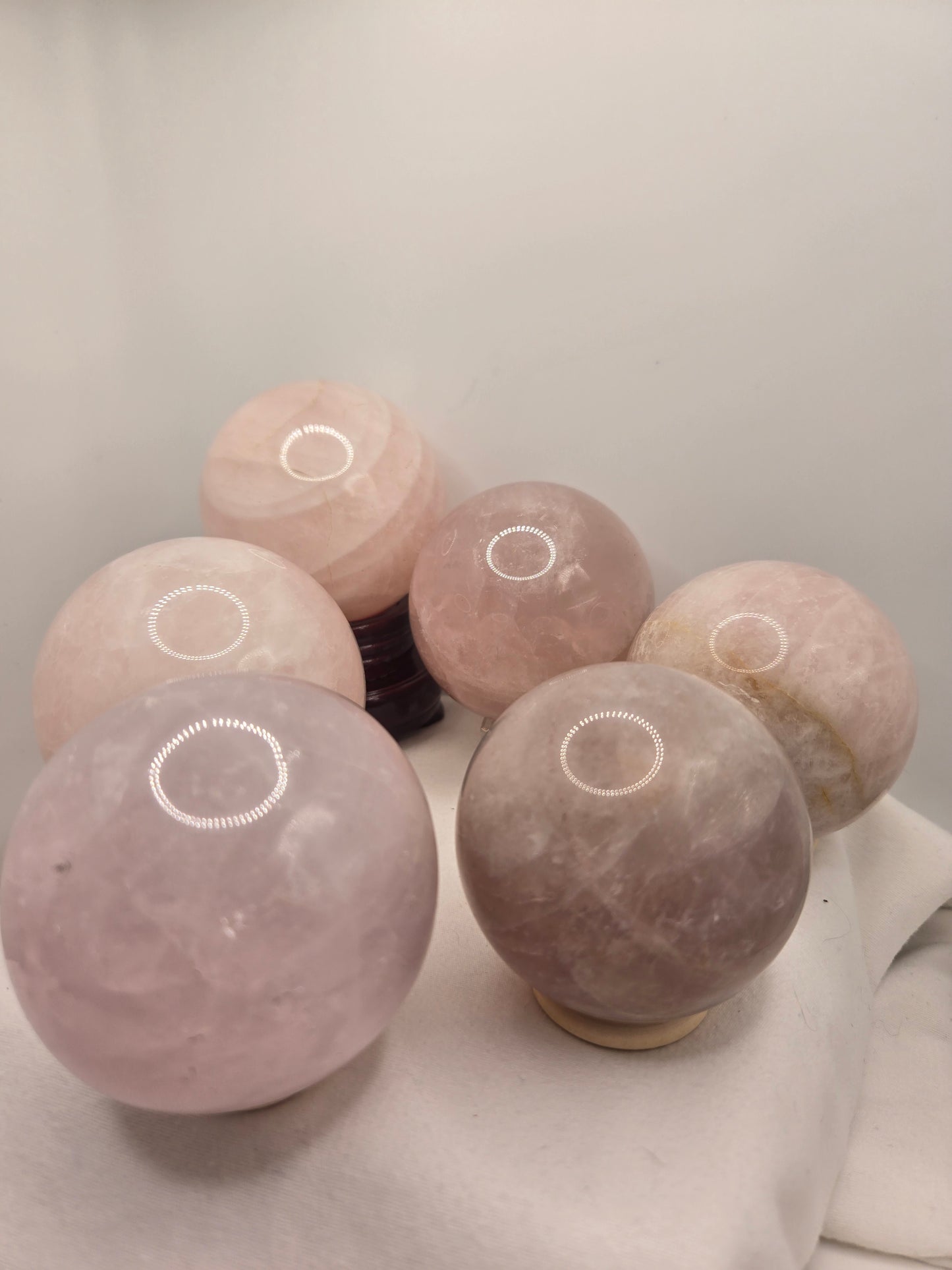 Rose Quartz Spheres