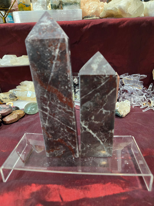 Natural Garnet Towers