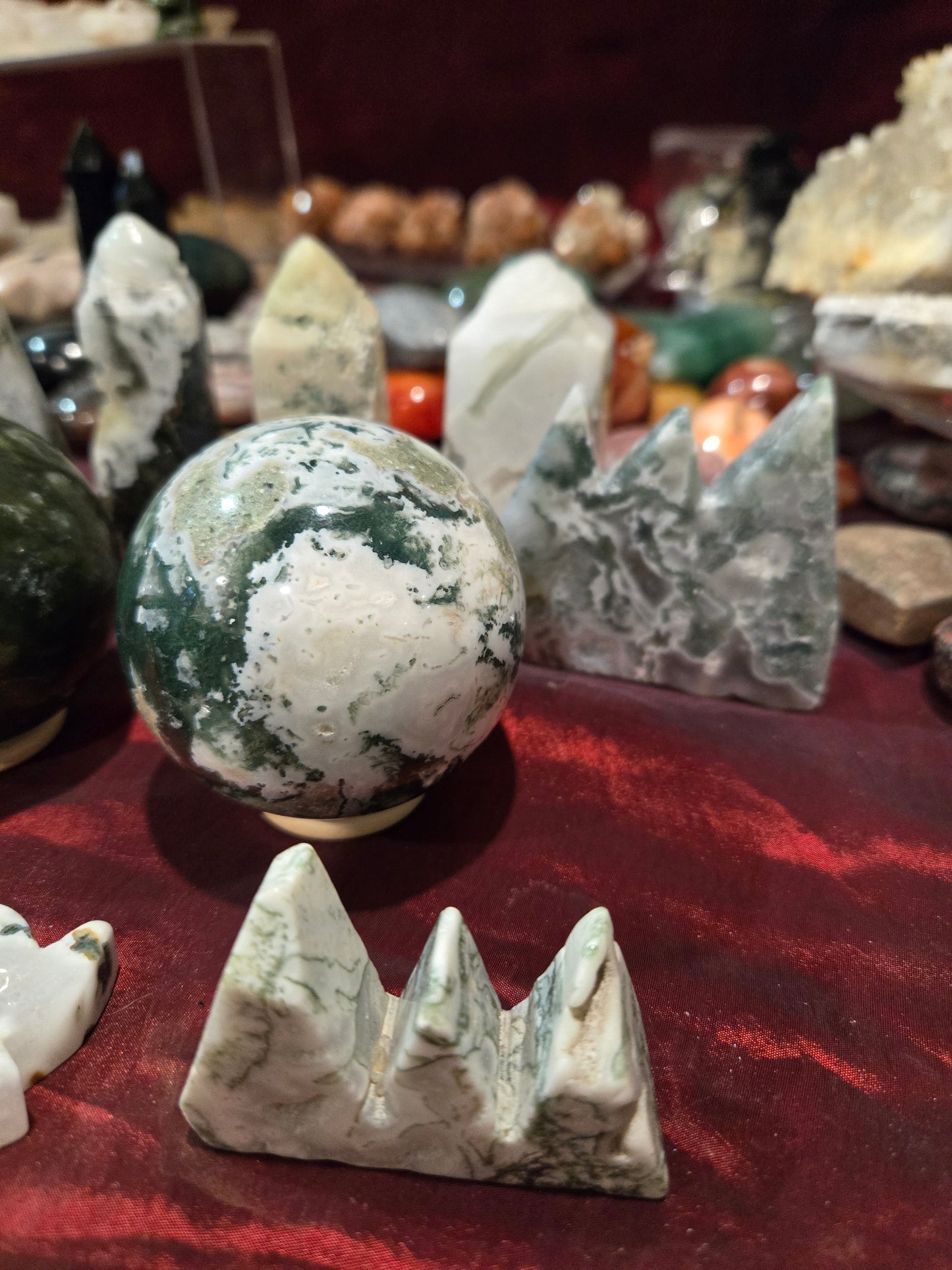 Moss Agate Pieces